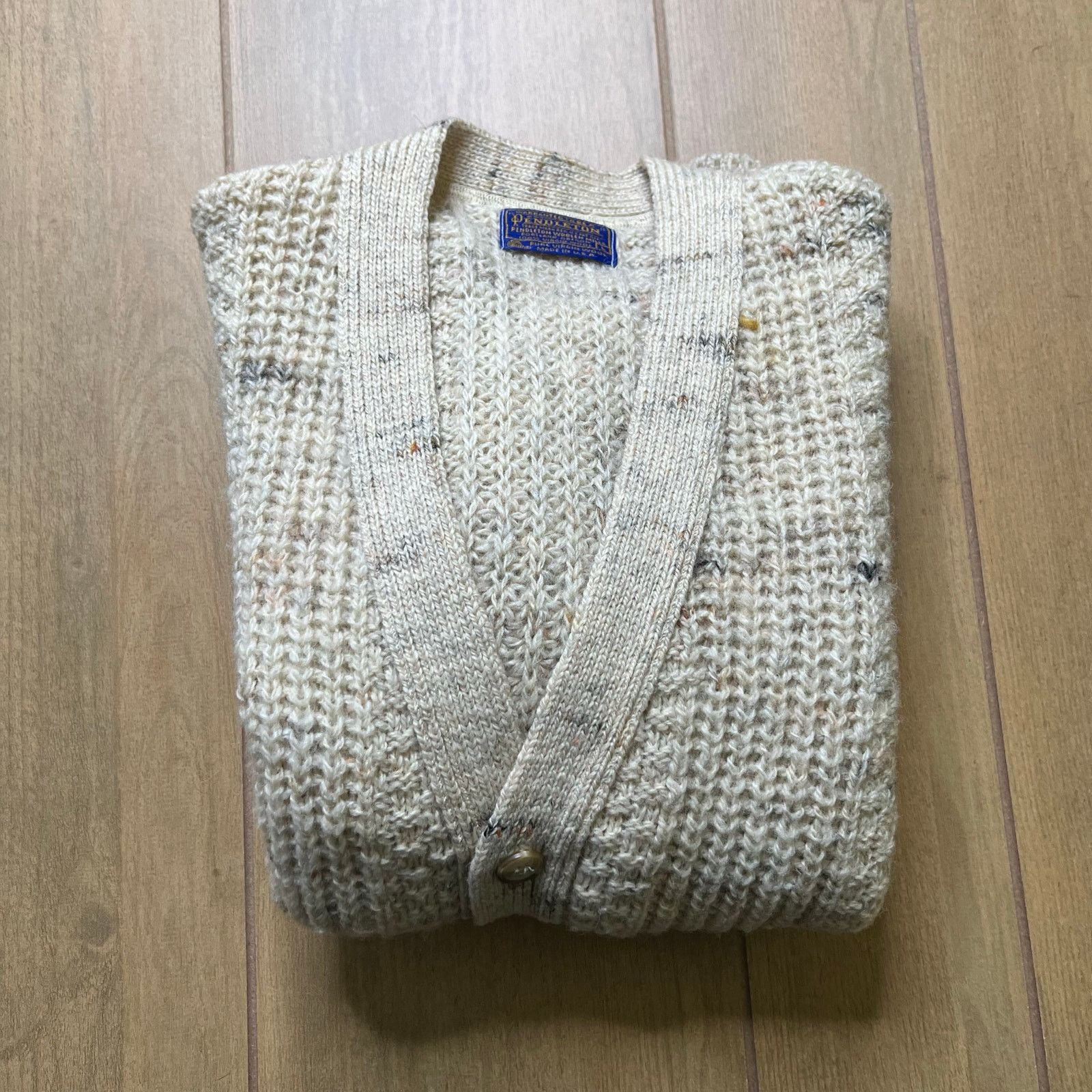 Pendleton Vintage Pendleton Virgin Wool Cardigan Sweater USA Made Sz L Size US L / EU 52-54 / 3 - 11 Thumbnail