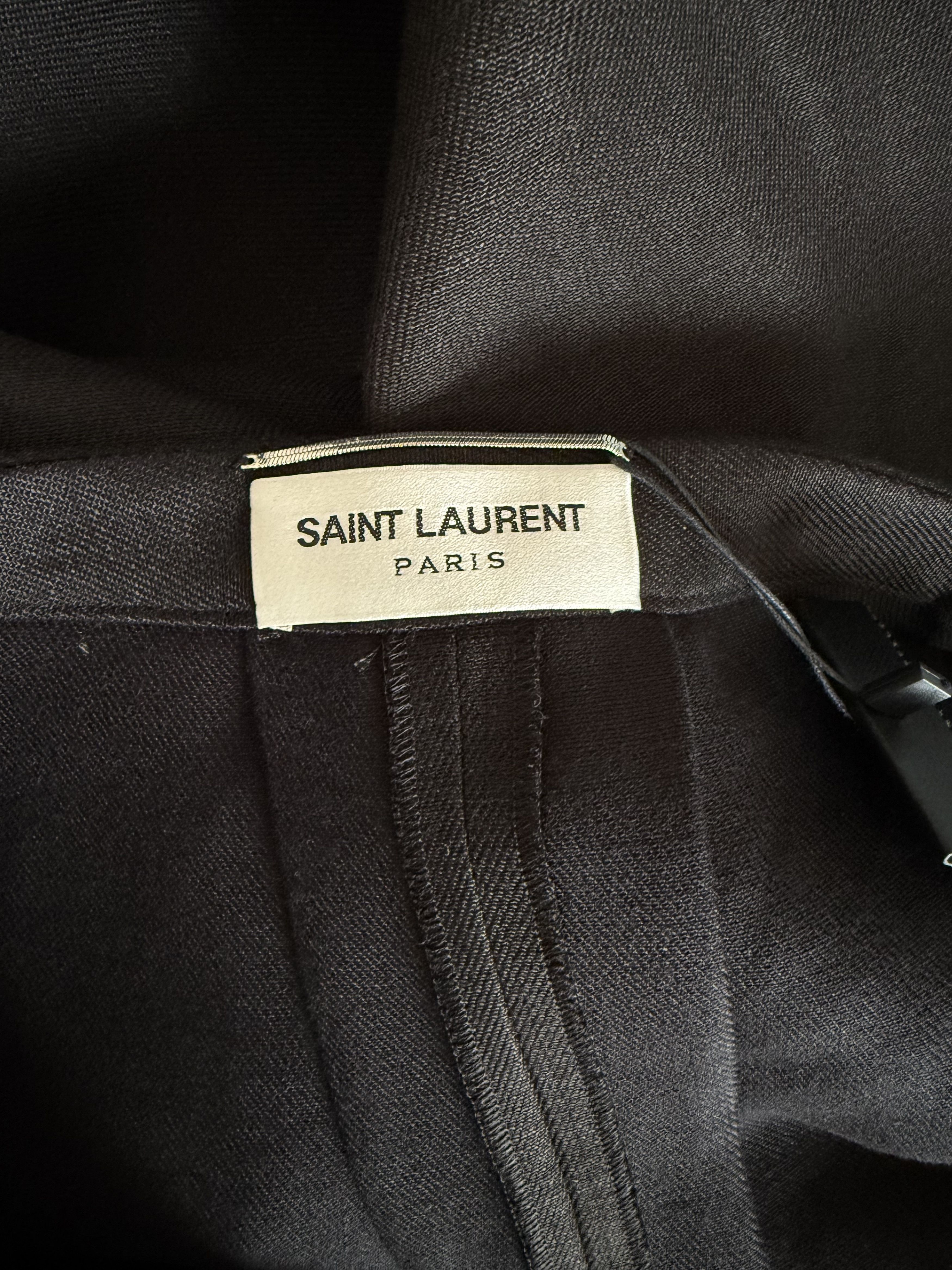 Saint Laurent Paris FW21' Saint Laurent Cropped Hakama-Pleat Tied pants Size US 36 / EU 52 - 11 Thumbnail