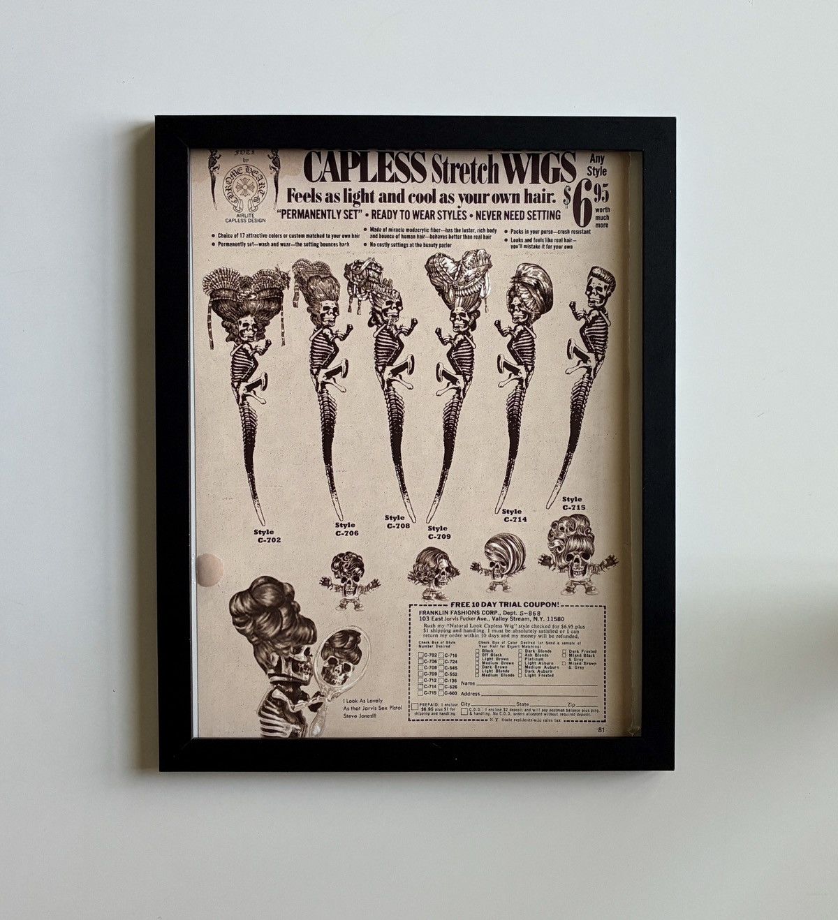 Chrome Hearts Chrome Hearts vintage photo Poster framed 9x11 Size ONE SIZE - 1 Thumbnail