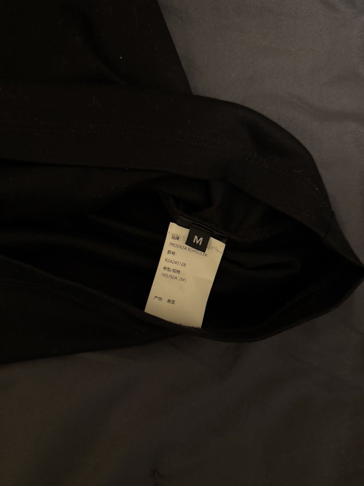 Proenza Schouler Proenza Schouler Logo T-Shirt (Black/Red) Size M / US 6-8 / IT 42-44 - 2 Thumbnail