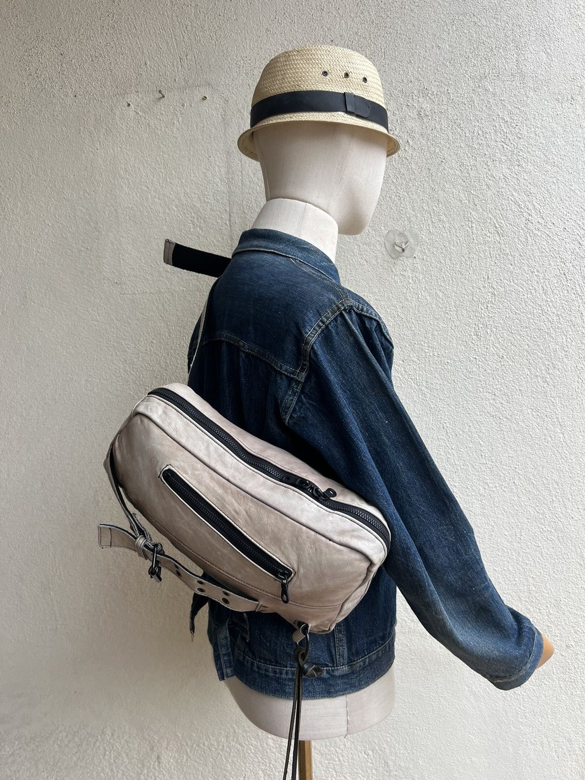 Leather Vintage ZER Japan Patina Leather Bag Size ONE SIZE - 22 Thumbnail
