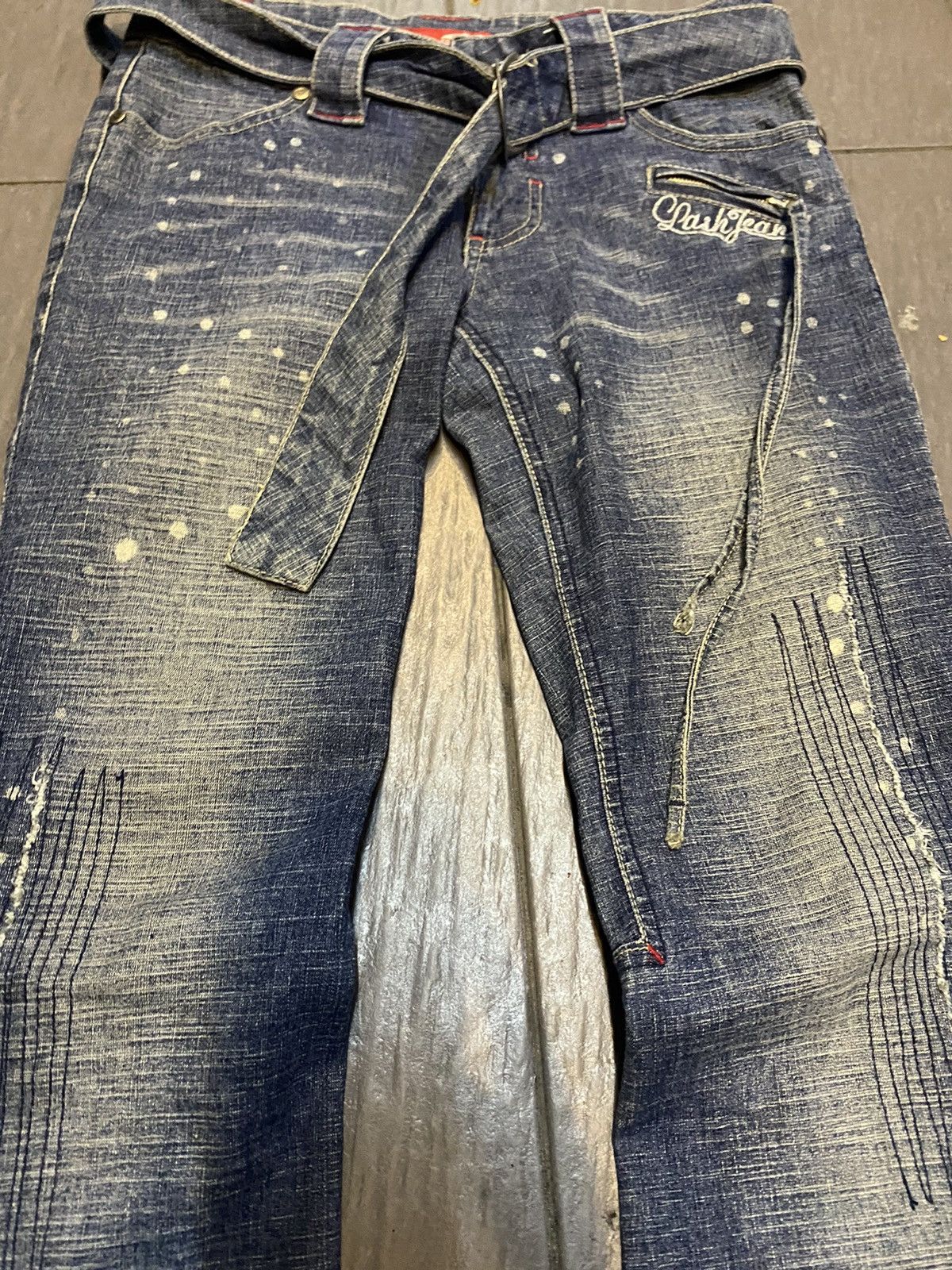 Hysteric Glamour Flare jeans Clash painted boot cut Size 28" / US 6 / IT 42 - 3 Thumbnail