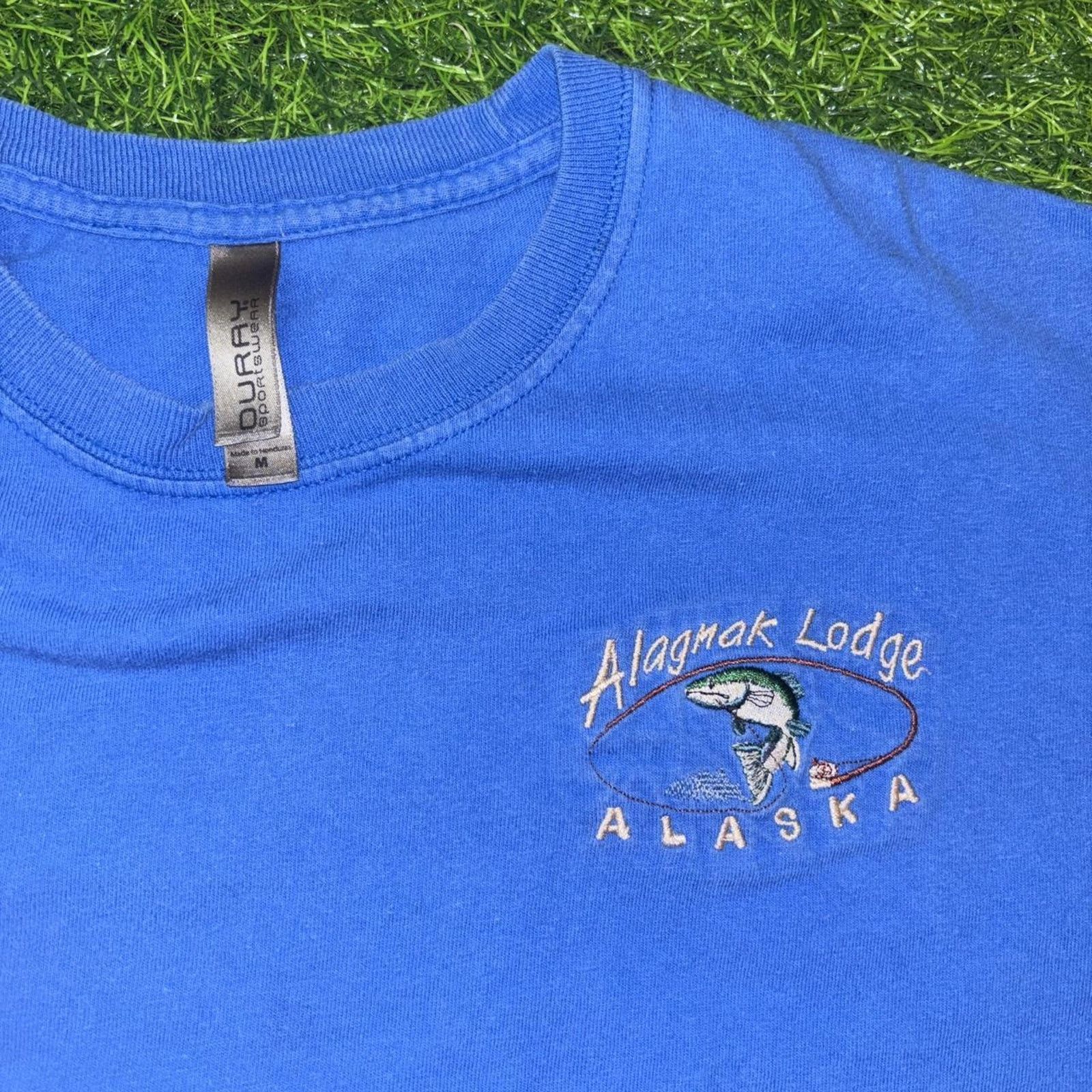 Other Vintage Blue Embroidered ‘Alagnak Lodge, Alaska’ Long Sleeve Size US M / EU 48-50 / 2 - 3 Thumbnail