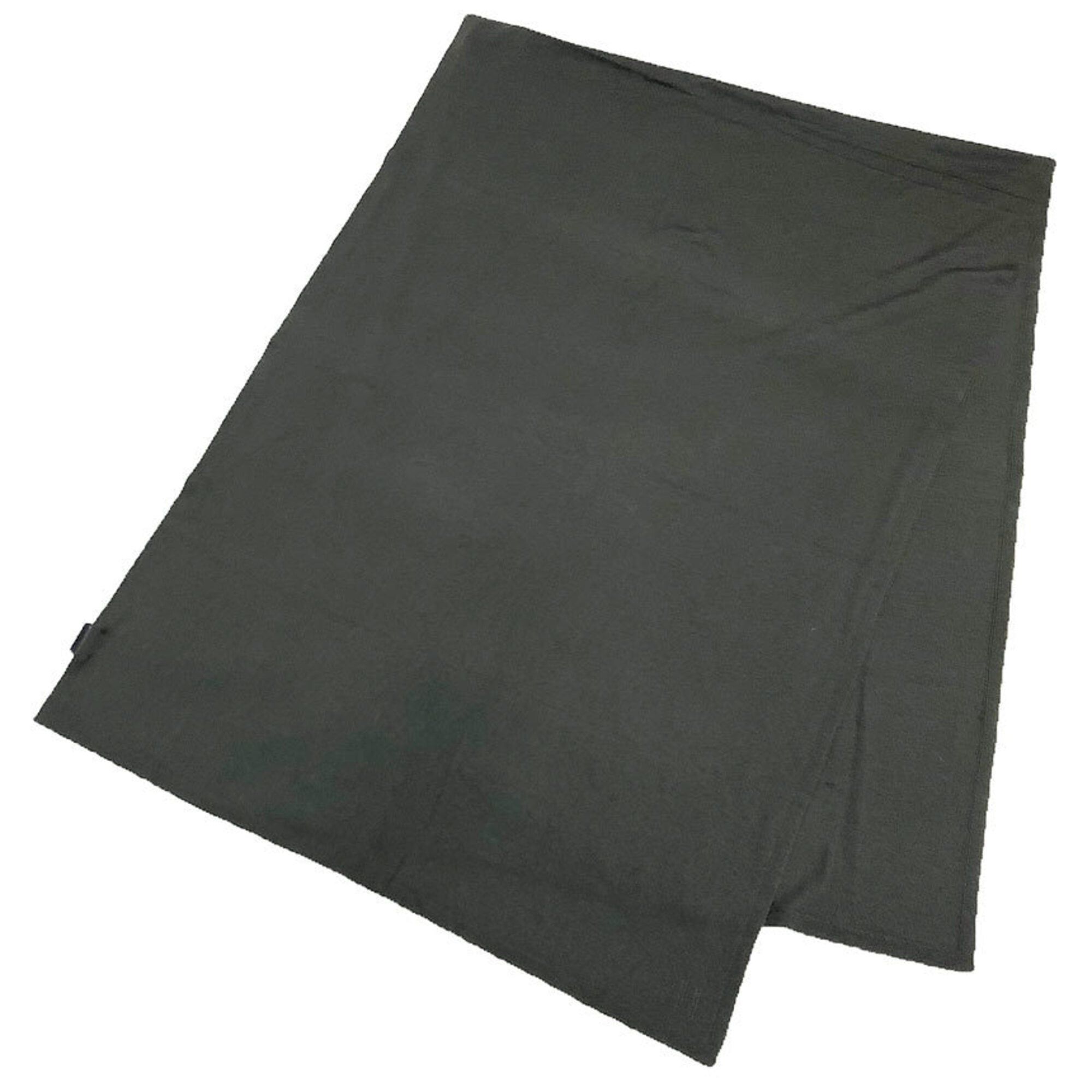 Hermes Hermes Stole Shawl Wool Charcoal Gray Men's Women's Size ONE SIZE - 1 Thumbnail