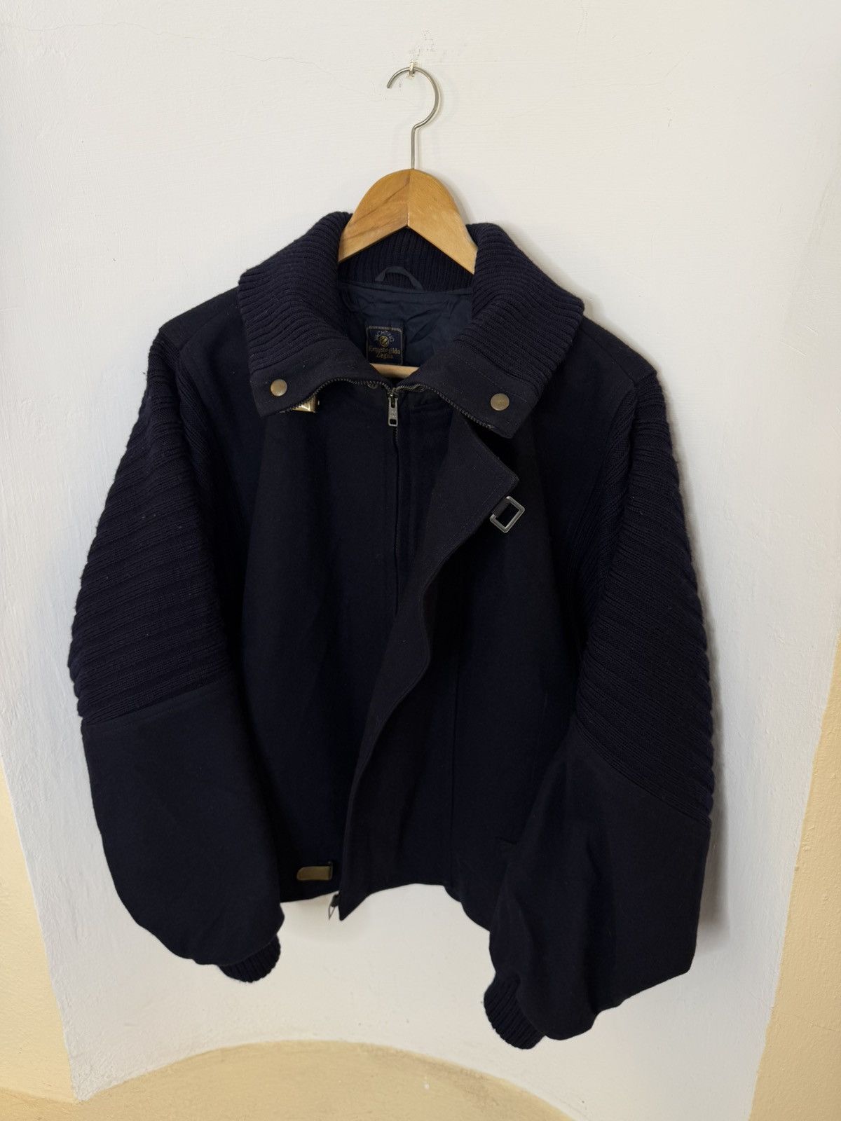Ermenegildo Zegna Vintage Archive 80s Ermenegildo Zegna Yachting Wool Jacket Size US M / EU 48-50 / 2 - 2 Thumbnail