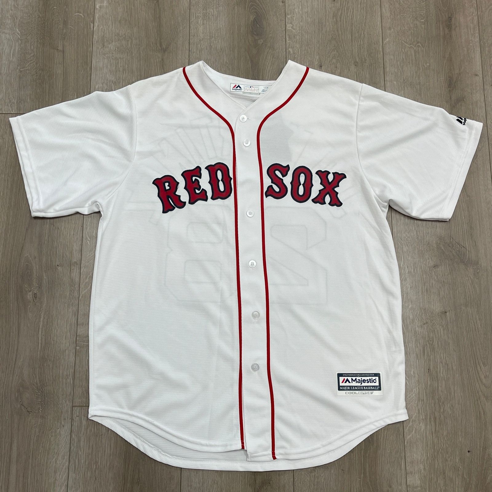 Majestic New J.D. Martinez Boston Red Sox jersey white size Large L Size US L / EU 52-54 / 3 - 1 Thumbnail