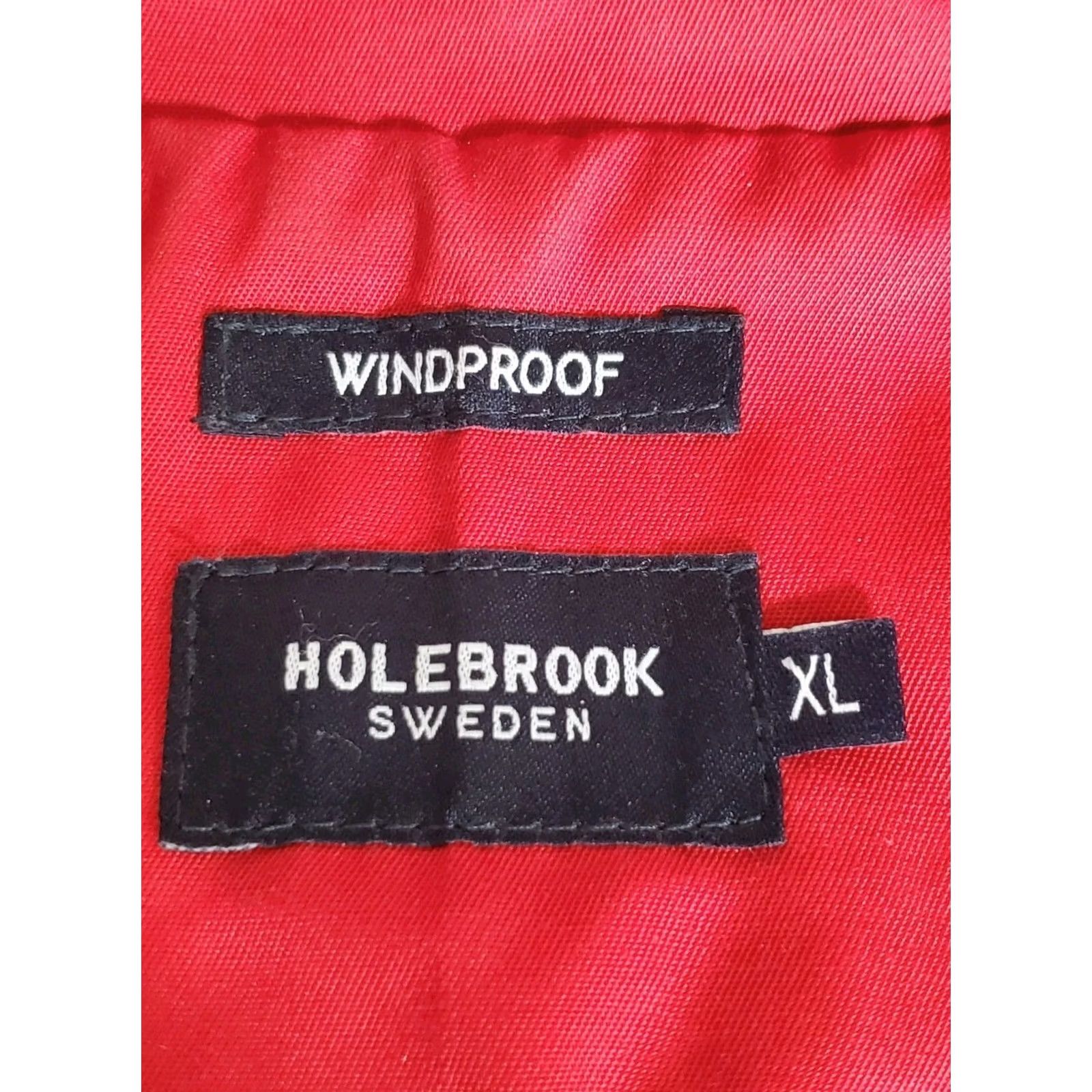 Vintage Holebrook Sweden Gregor 1/4 Zip Windproof Cotton Sweater Lined Navy Mens XL Size US XL / EU 56 / 4 - 4 Thumbnail