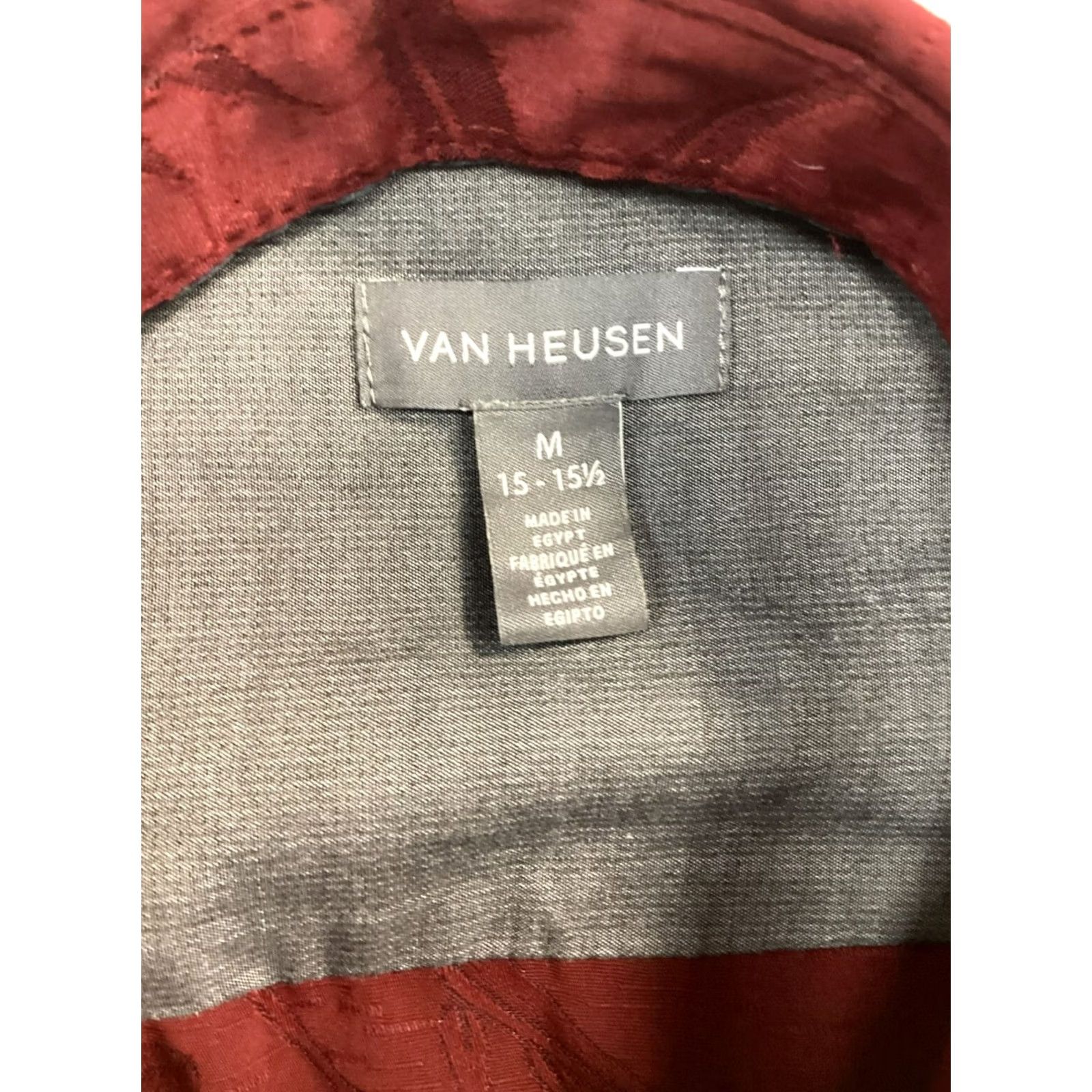 Van Heusen VINTAGE Van Heusen Hawaiian Shirt Men Medium Maroon Short Sleeve Button-Up Shirt Men’s Medium Hawaiian Theme Mens Size US M / EU 48-50 / 2 - 5 Thumbnail