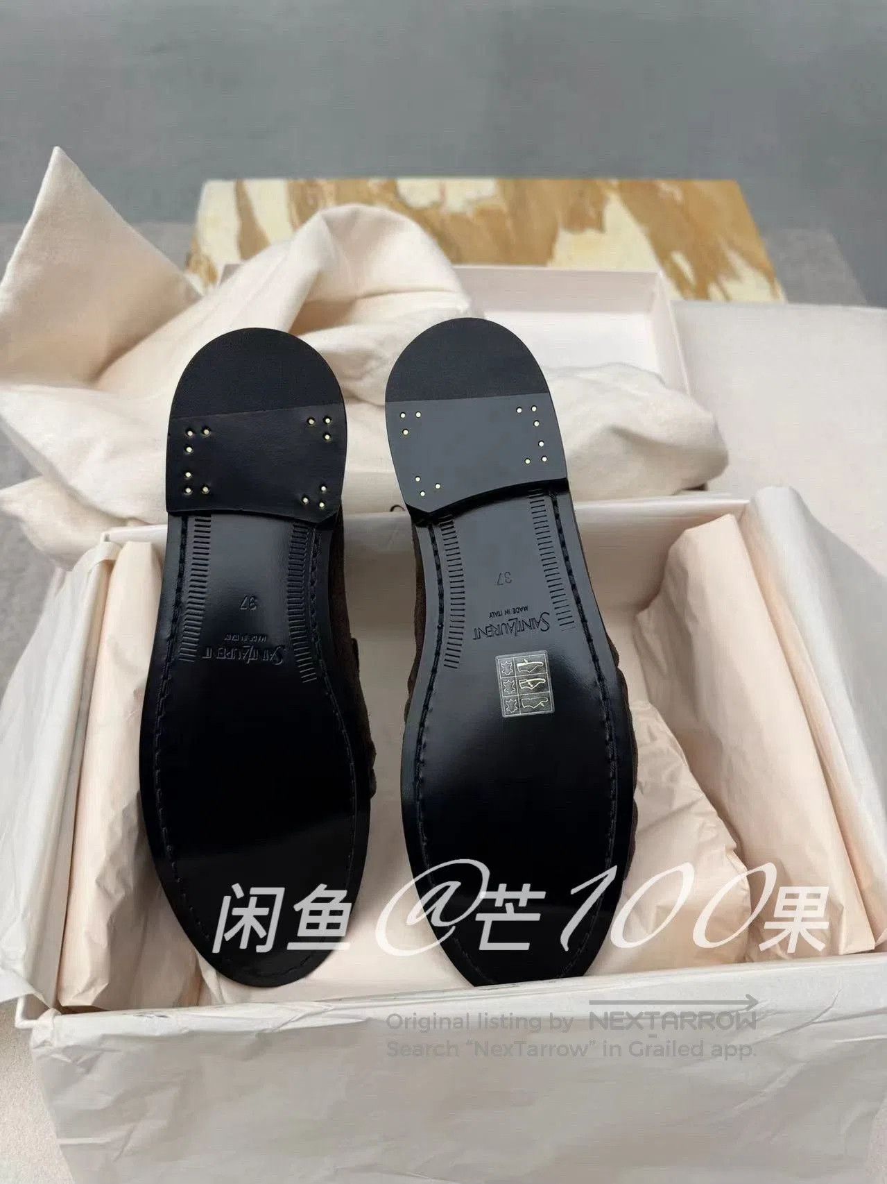 Saint Laurent Paris Saint Laurent LE LOAFER Suede Loafer. Size US 10 / EU 43 - 4 Thumbnail