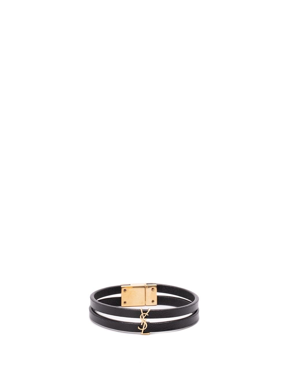 Saint Laurent Paris `Cassandre` Double-Strand Bracelet Size ONE SIZE - 1 Thumbnail