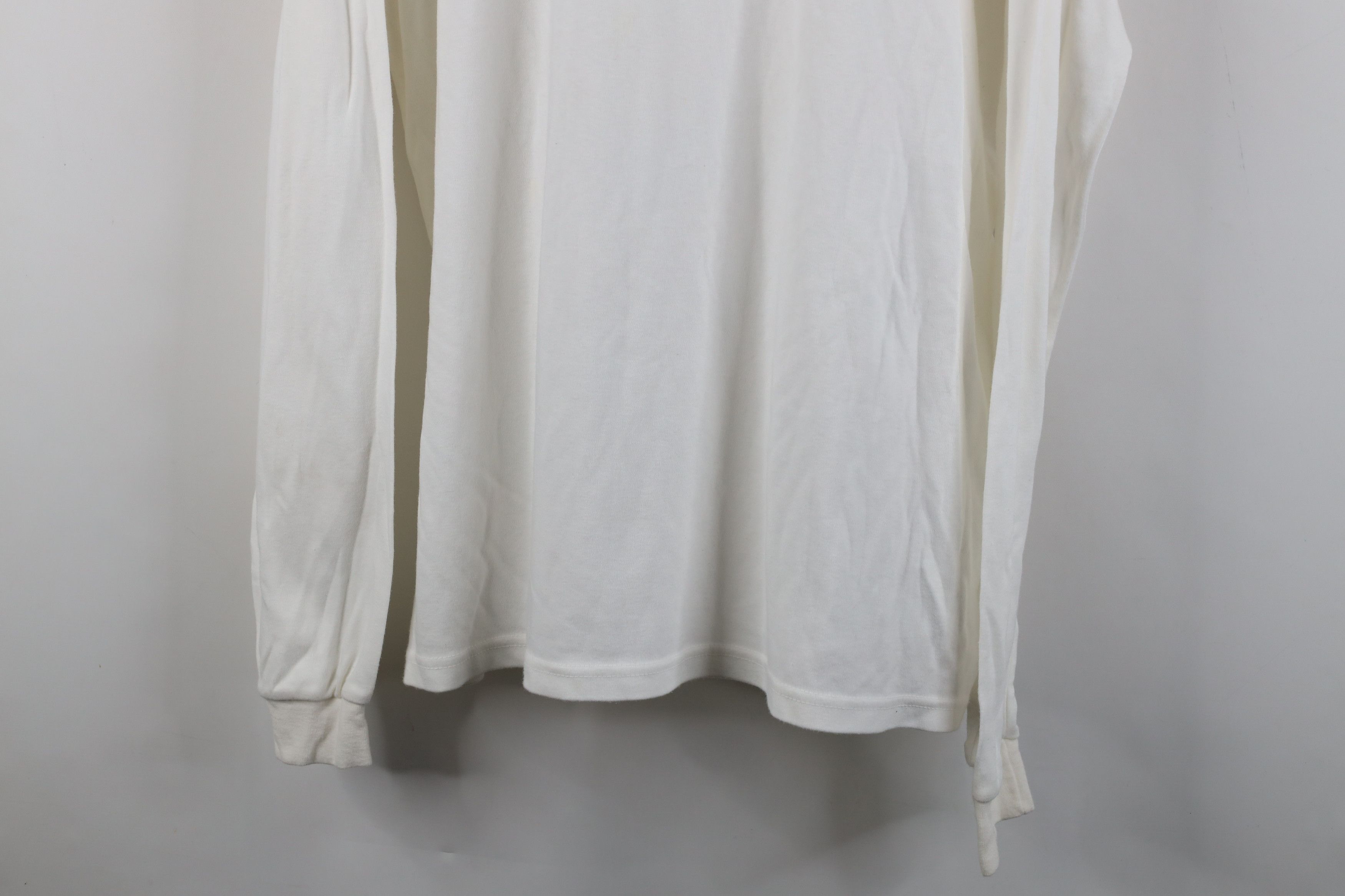 Eddie Bauer Vintage 90s Eddie Bauer Cotton Turtleneck T-Shirt White USA Size US XL / EU 56 / 4 - 3 Thumbnail
