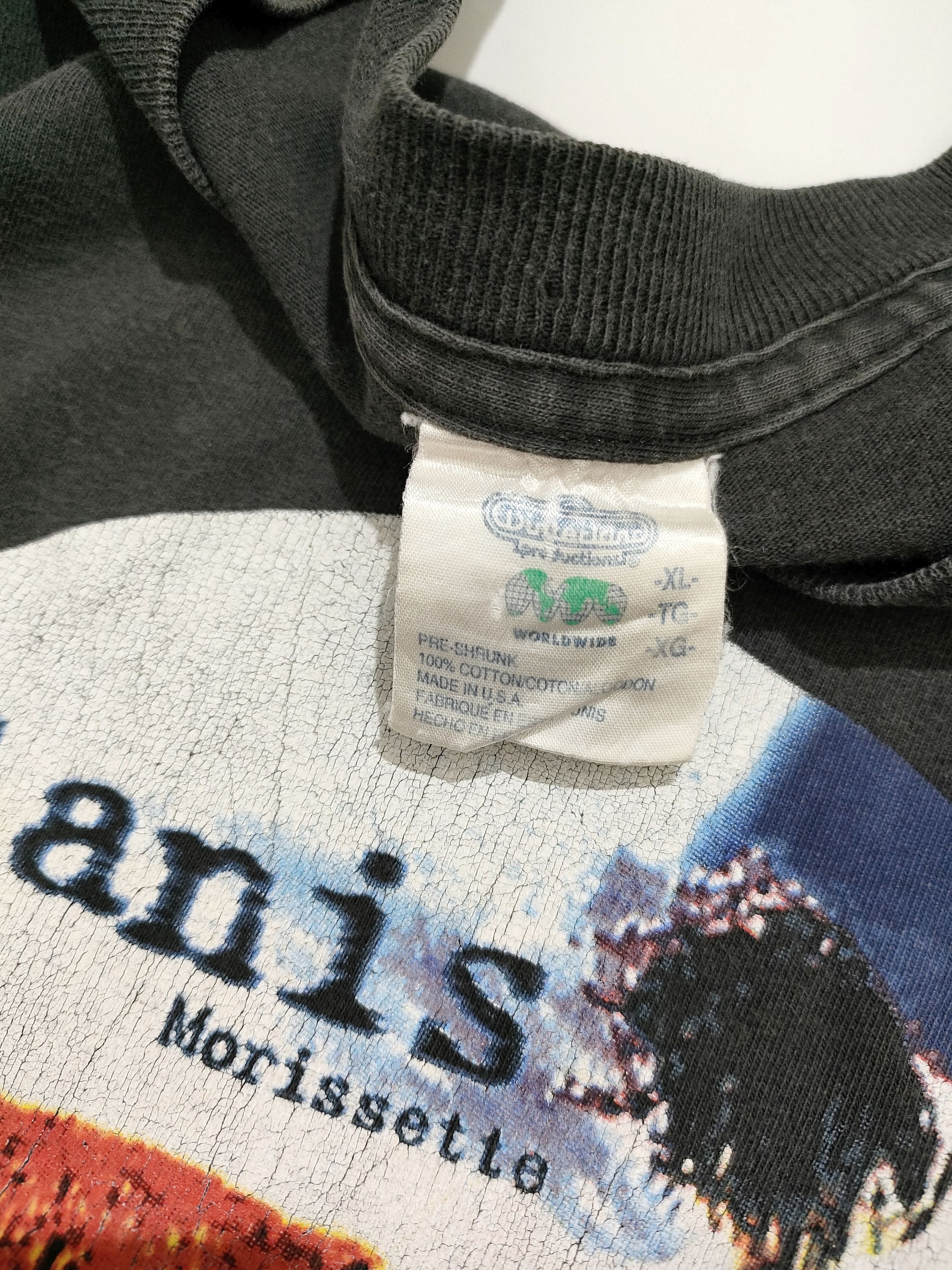 Band Tees × Vintage Vintage 90s ALANIS MORISSETTE Concert T-Shirt Size US XL / EU 56 / 4 - 11 Thumbnail