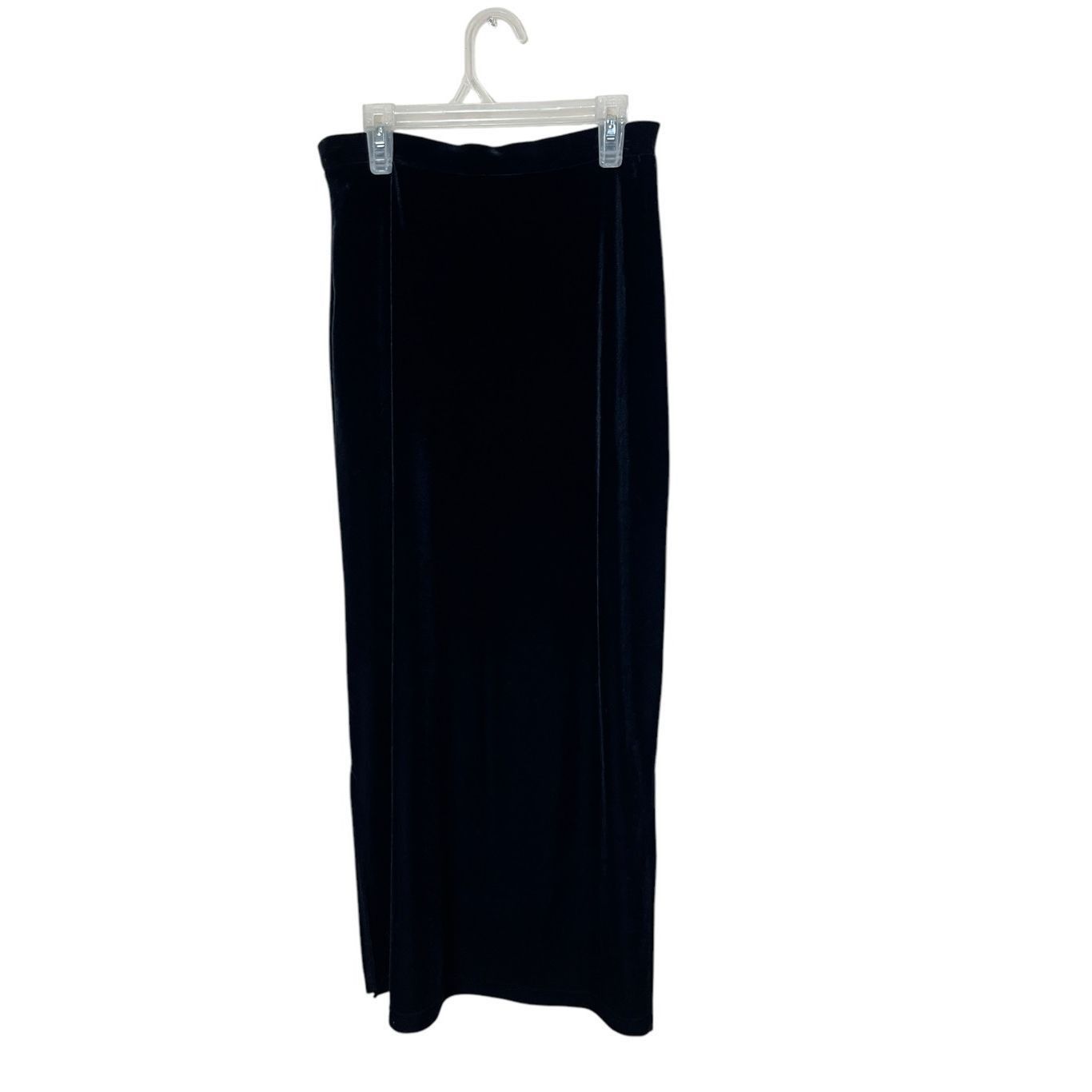 Merona Vintage Merona Black Velvet Maxi Skirt Size XS Size 26" / US 2 / IT 38 - 5 Thumbnail