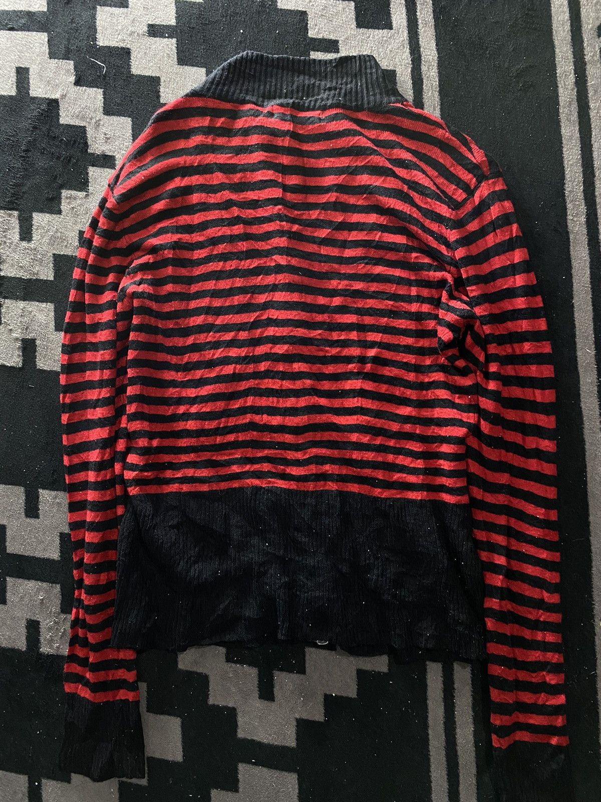 20471120 Vintage miyaqi striped distressed knit Size US S / EU 44-46 / 1 - 2 Thumbnail