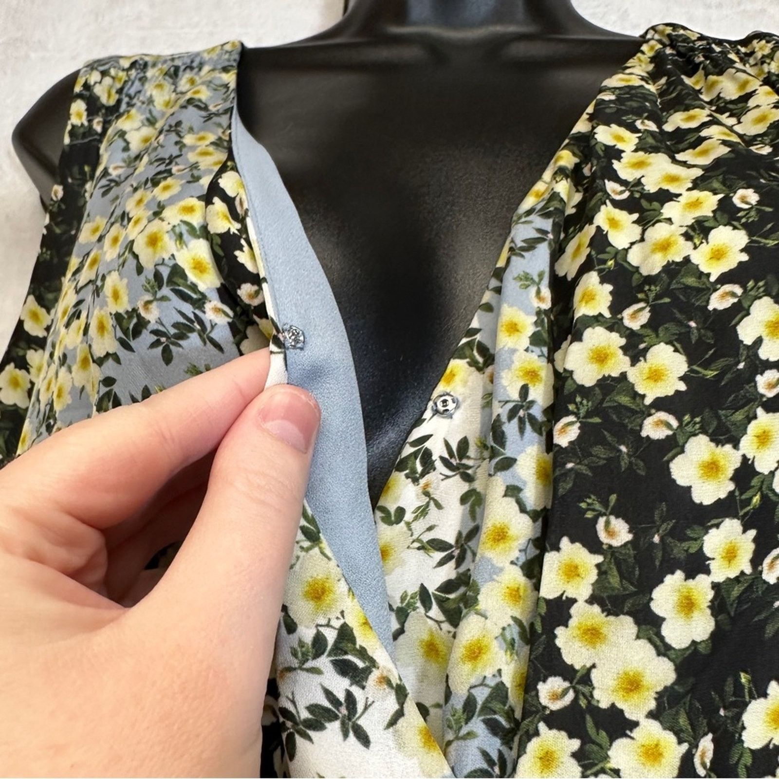 Parker Parker Pippin Asymmetrical Hem Sleeveless Floral Midi Dress Size XL / US 12-14 / IT 48-50 - 5 Thumbnail