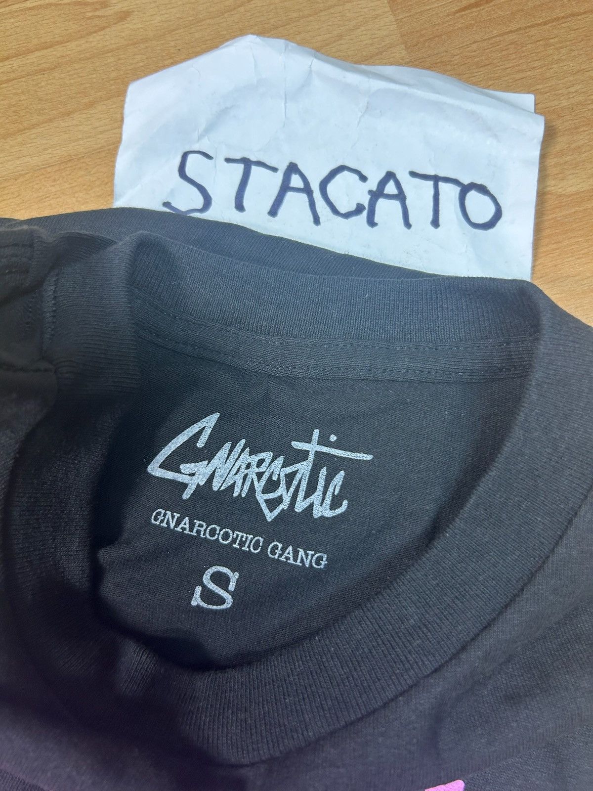 Gnarcotic × Rap Tees Gnarcotic Lil Gnar Logo Tee Black/Pink Size US S / EU 44-46 / 1 - 4 Thumbnail