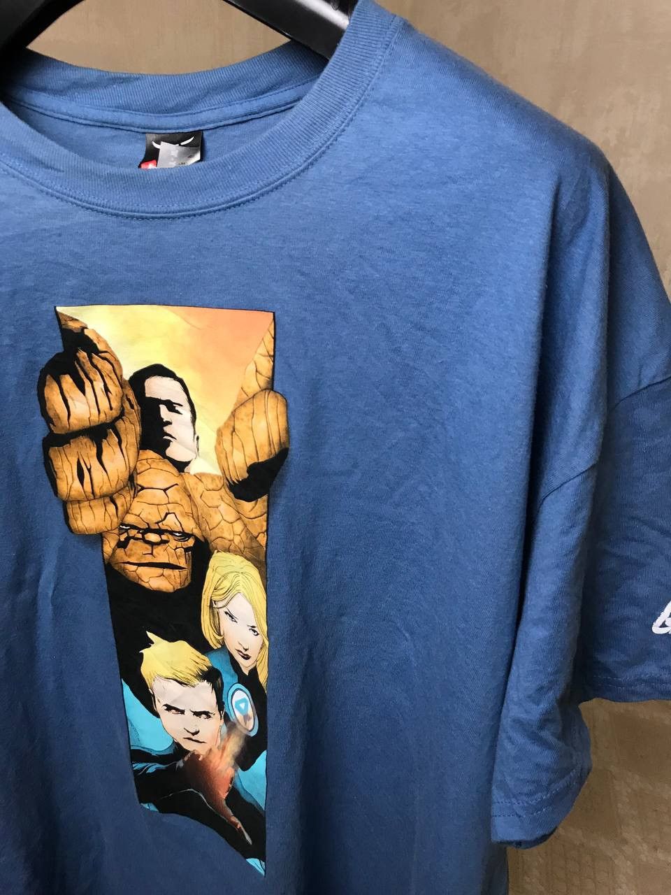 Marvel Comics 🔥 2005 Fantastic Four 4 Marvel Comics Movie T Shirt DC Film Size US XXL / EU 58 / 5 - 7 Thumbnail