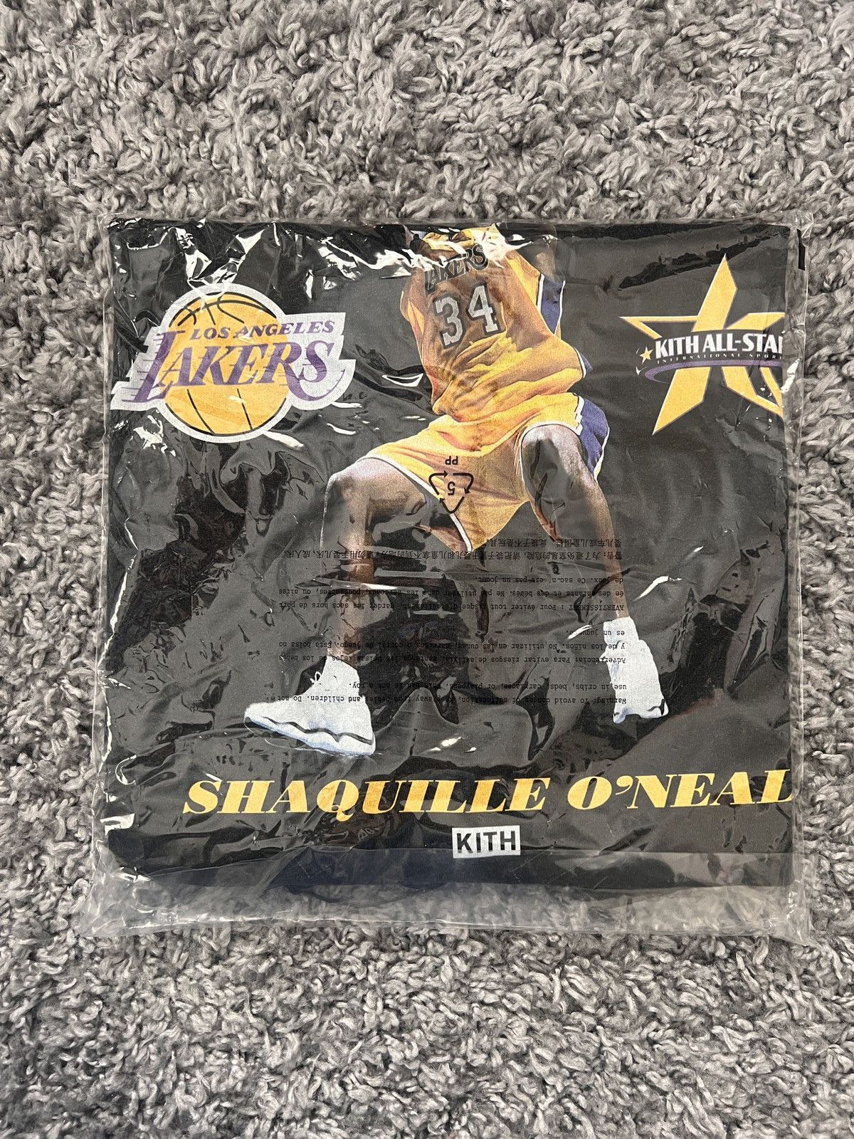 Kith Kith Shaq NBA All-Star Shaquille O’neal Tee Black XL New Size US XL / EU 56 / 4 - 2 Thumbnail
