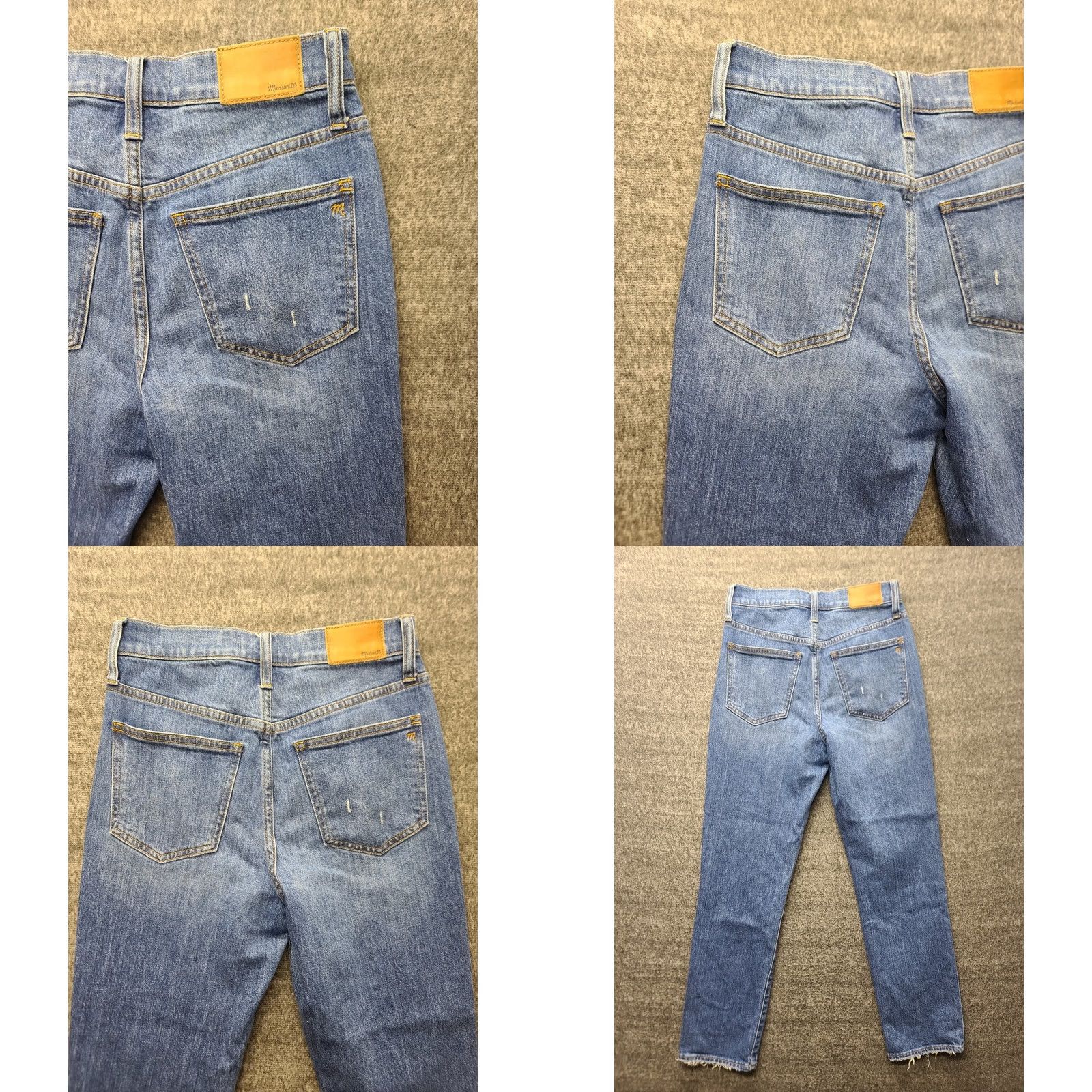 Madewell Madewell The Perfect Vintage Crop Jeans Womens 25x26 Regular Medium Wash Slimming Stretch Denim 5-Pocket Size 42" / US 20 - 9 Thumbnail