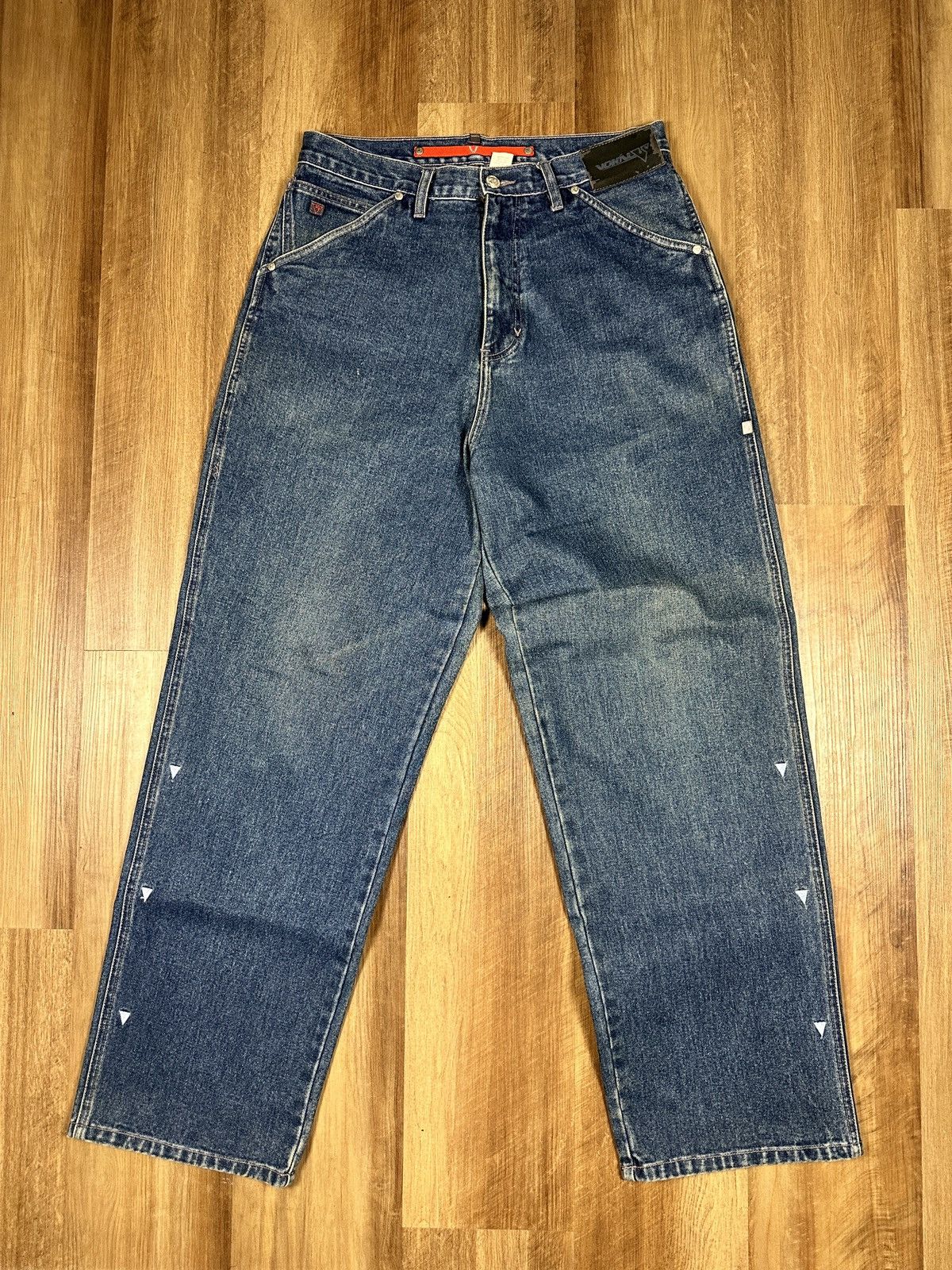JNCO × Vintage Baggy Y2K Vokin Jeans Junco Style Oversized 32 x 32 Size US 32 / EU 48 - 1 Thumbnail