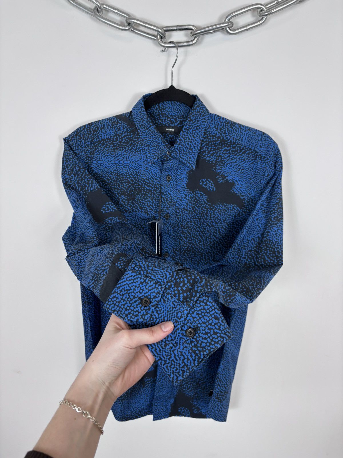 Diesel Diesel Luxx NWT Men’s All Over Print Button Up Shirt Size US S / EU 44-46 / 1 - 11 Thumbnail
