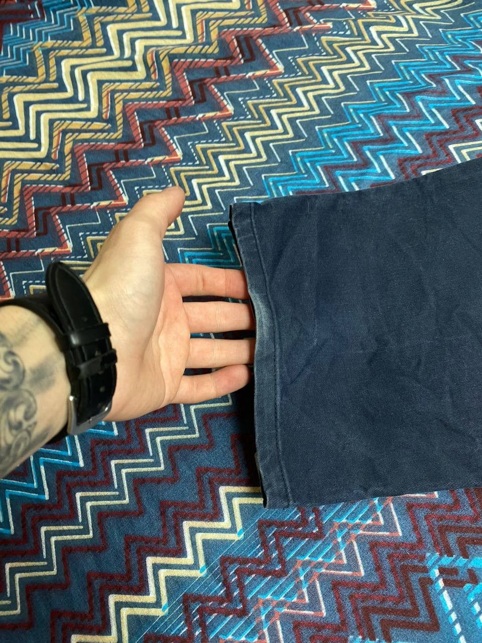 Tommy Hilfiger × Vintage VTG Y2K Tommy Hilfiger Style Baggy Lightwash Jeans. Size US 32 / EU 48 - 10 Thumbnail