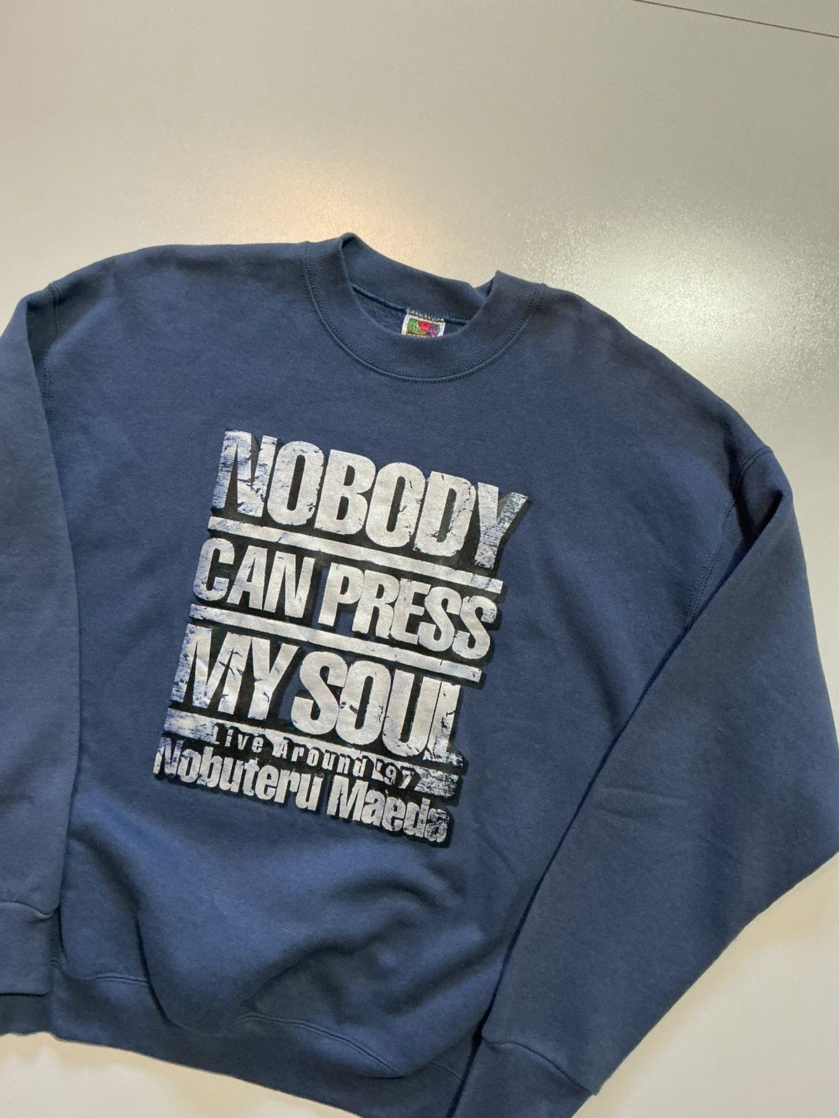Vintage VTG 1997 Nobuteru Maeda Nobody Can Press My Soul Sweatshirt Size US L / EU 52-54 / 3 - 3 Thumbnail