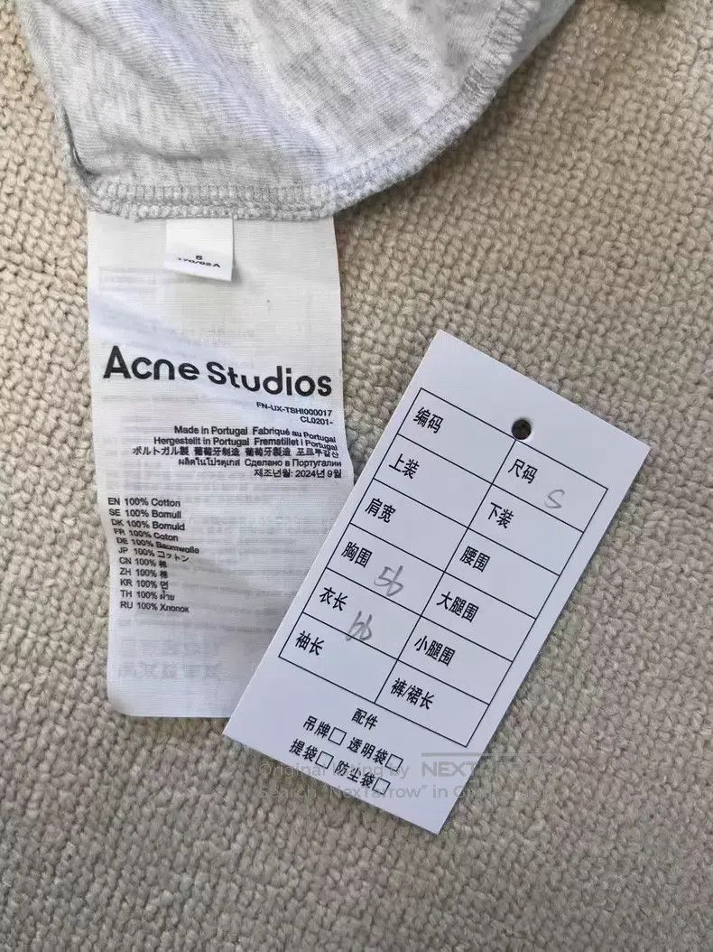 Acne Studios Acne Studios 1996 series letter print casual crewneck shor Size S / US 4 / IT 40 - 4 Thumbnail