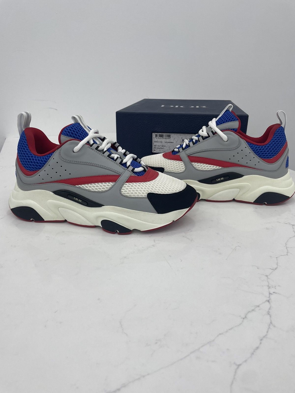 Dior Dior B22 blue, red, white, and black Size US 7 / EU 40 - 1 Thumbnail