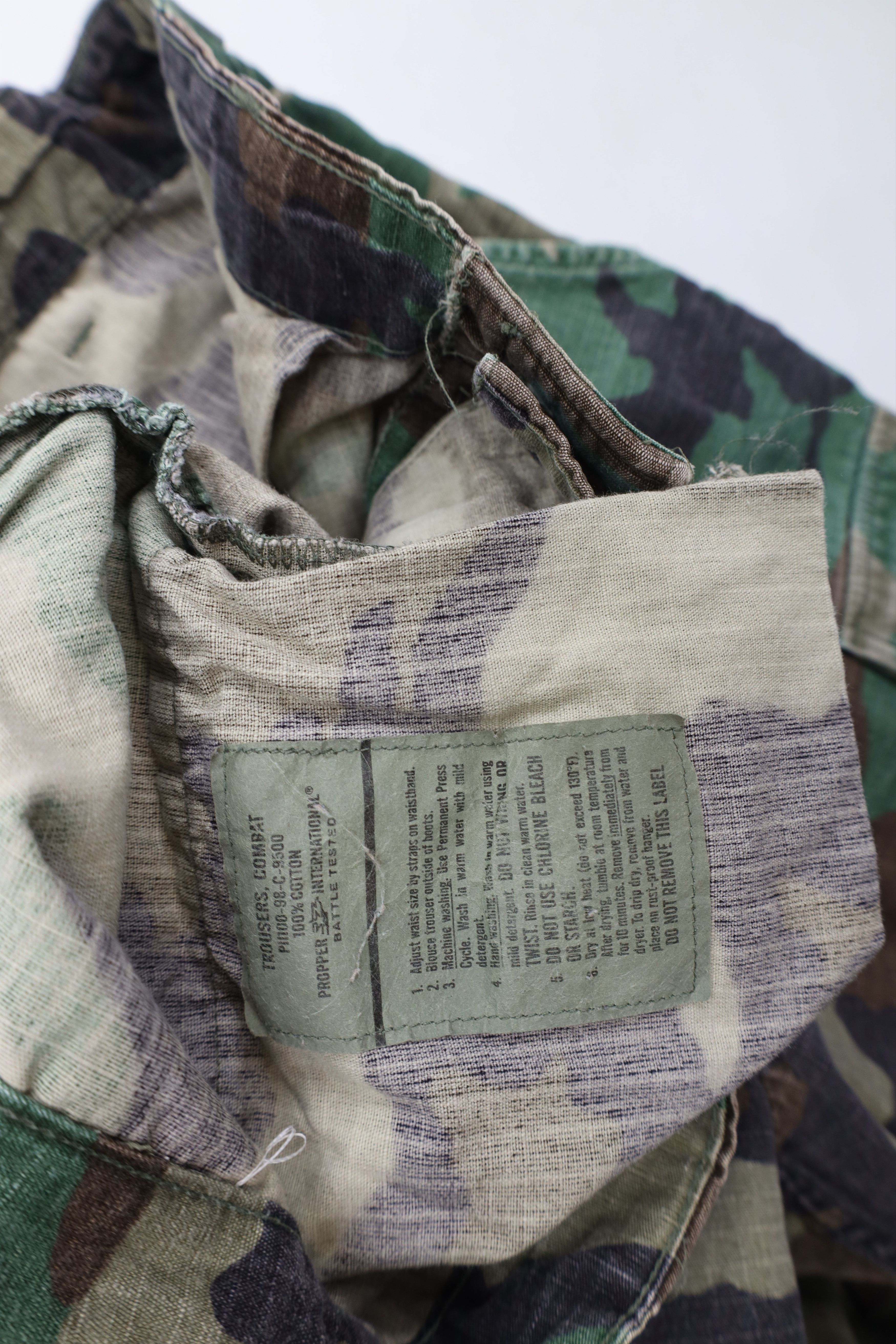 Vintage Vintage 90s Military Camouflage Cargo Combat Trousers Pants Size US 30 / EU 46 - 9 Thumbnail