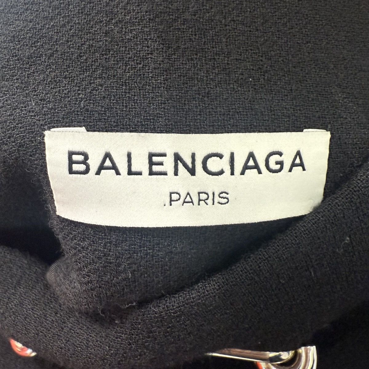 Balenciaga Balenciaga Black Wool Midi Skirt K26WX Size 25" / US 0 / IT 36 - 5 Thumbnail