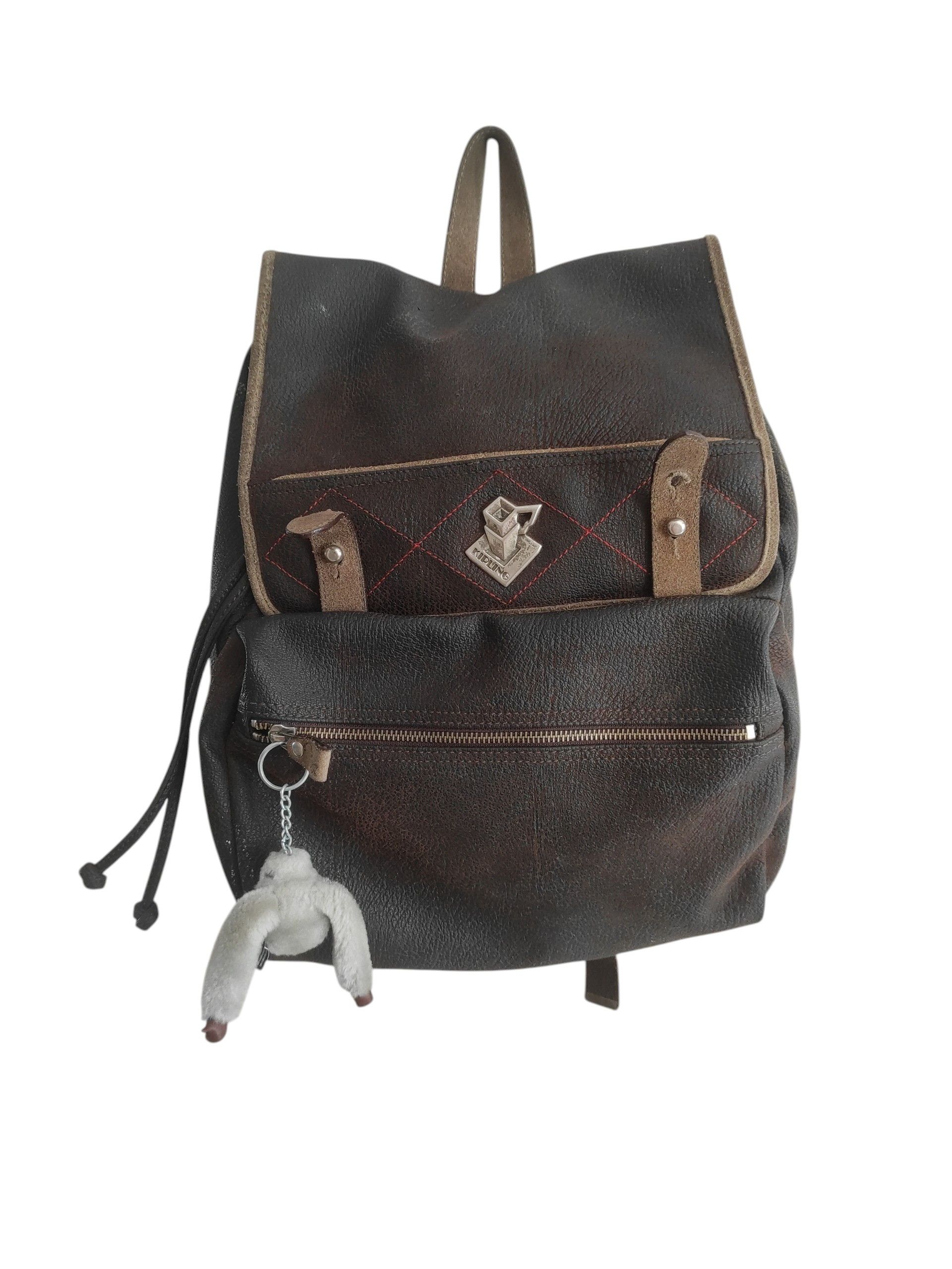 Other Kipling Leather Backpack Vintage Y2K 90s Rare Size ONE SIZE - 1 Thumbnail