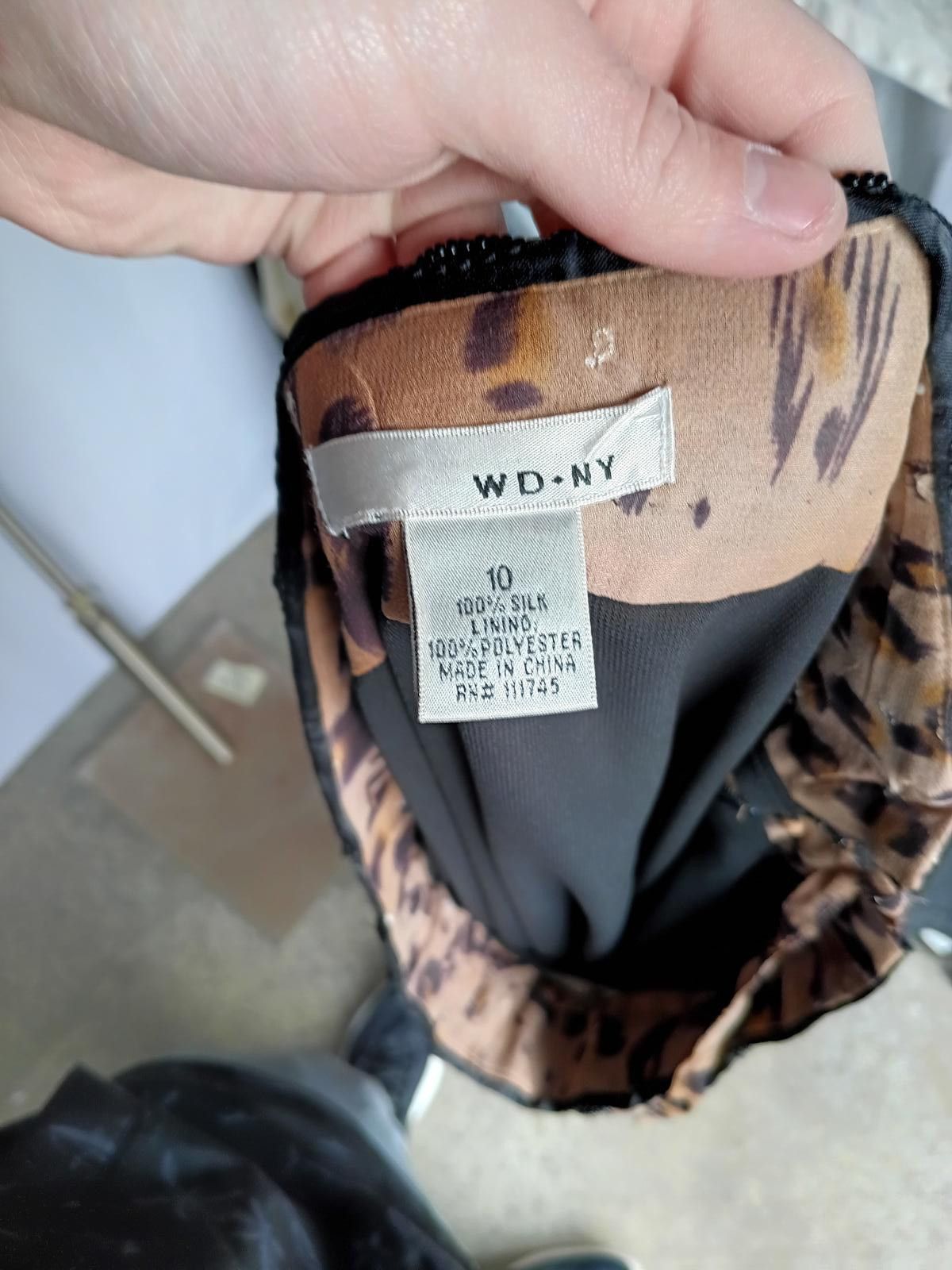 Other Elegant WD.NY Leopard Print Maxi Skirt Size 32" / US 10 / IT 46 - 3 Thumbnail