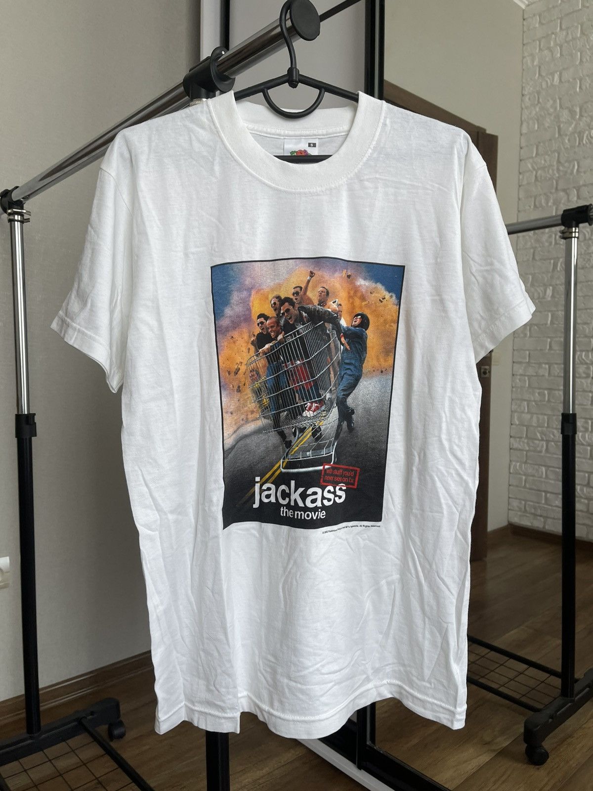 Vintage 2002 Jackass The Movie MTV Vintage T-Shirt Tee Size US S / EU 44-46 / 1 - 3 Thumbnail