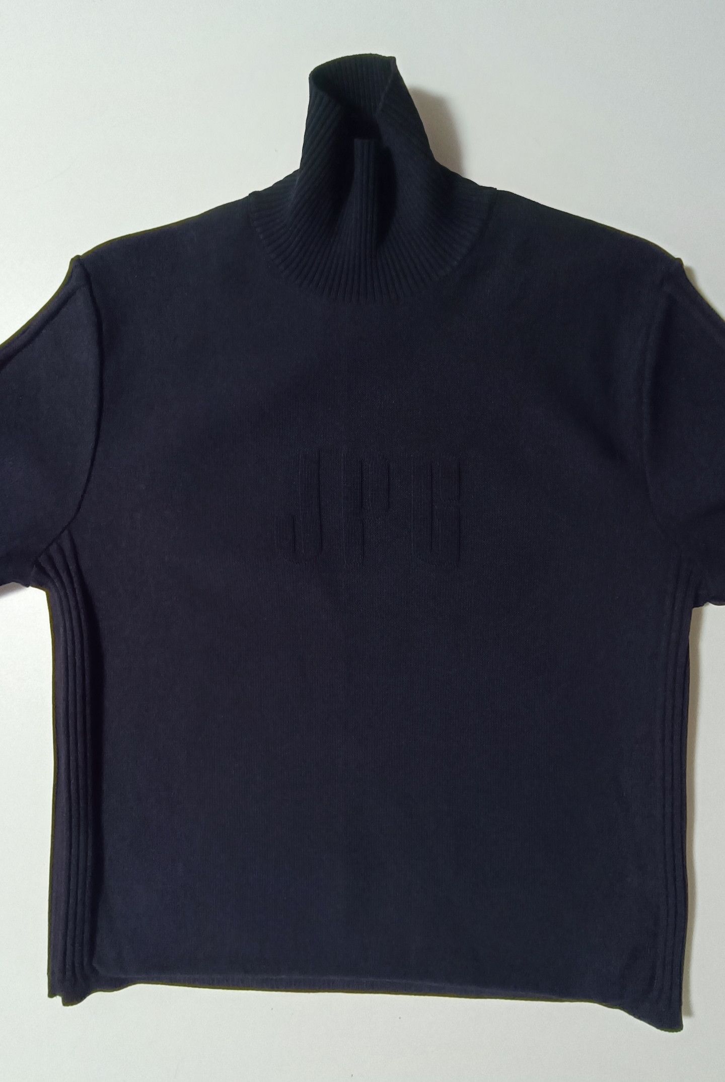 Jean Paul Gaultier 90's - Nylon knit JPG high-neck sweater Size M / US 6-8 / IT 42-44 - 7 Thumbnail
