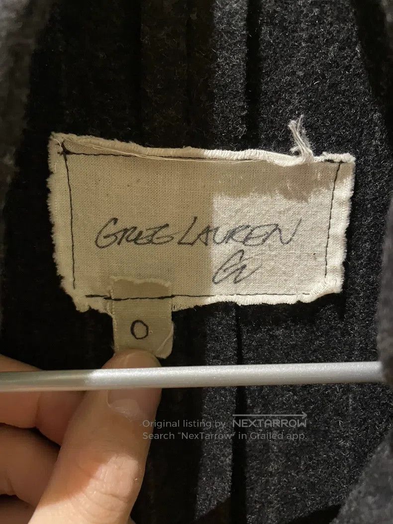 Greg Lauren Greg Lauren Striped Wool Patchwork Military Cloth Blazer Size US XS / EU 42 / 0 - 2 Thumbnail