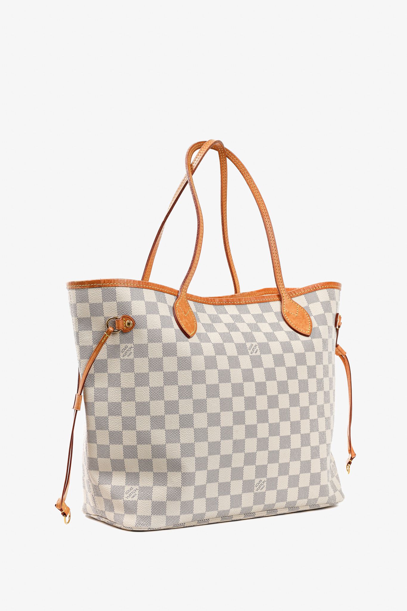 Louis Vuitton Louis Vuitton Neverfull MM Damier Azur Canvas Tote Size ONE SIZE - 2 Thumbnail