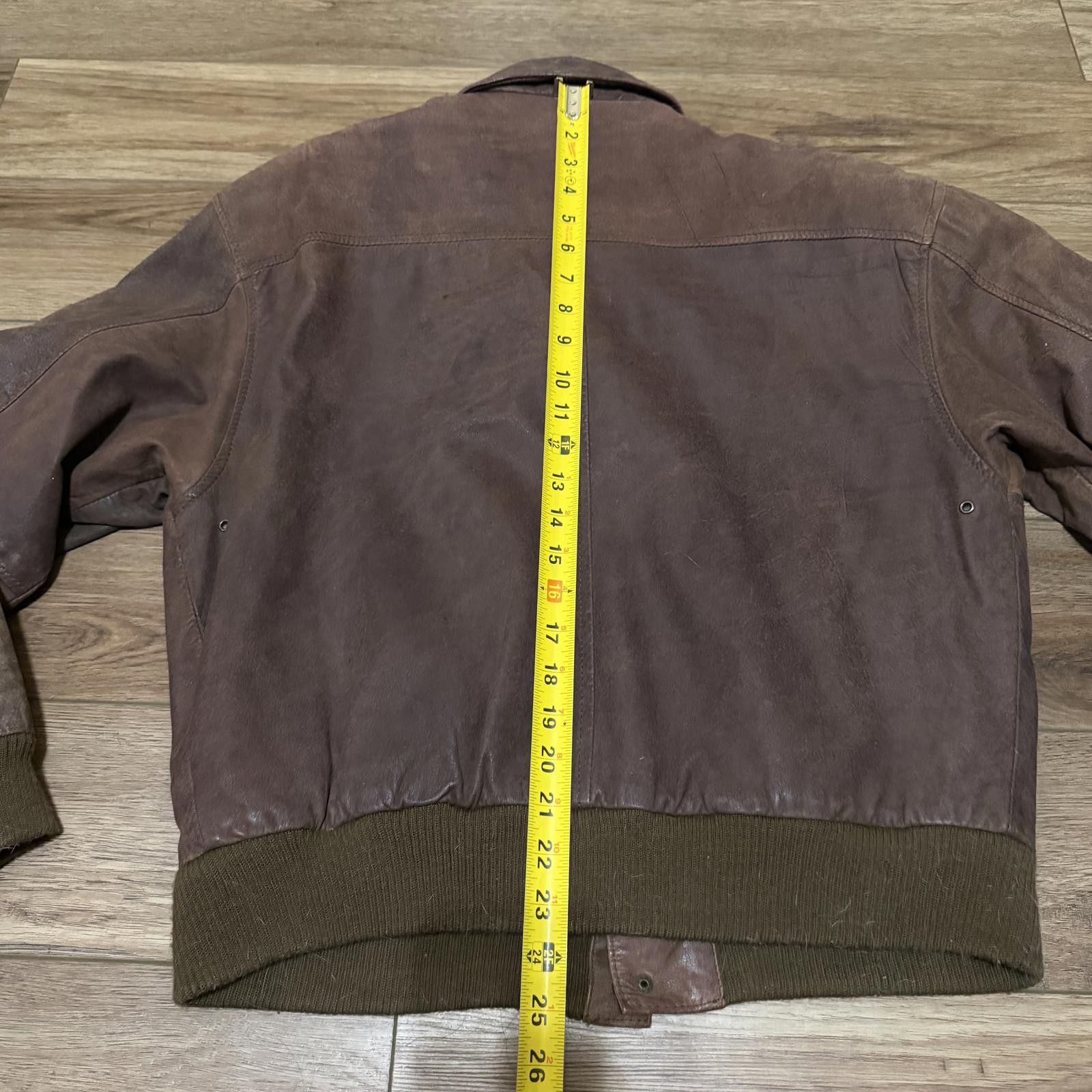 Other Vintage 80s G-III Global Identity Leather Bomber Jacket Map Size US S / EU 44-46 / 1 - 8 Thumbnail