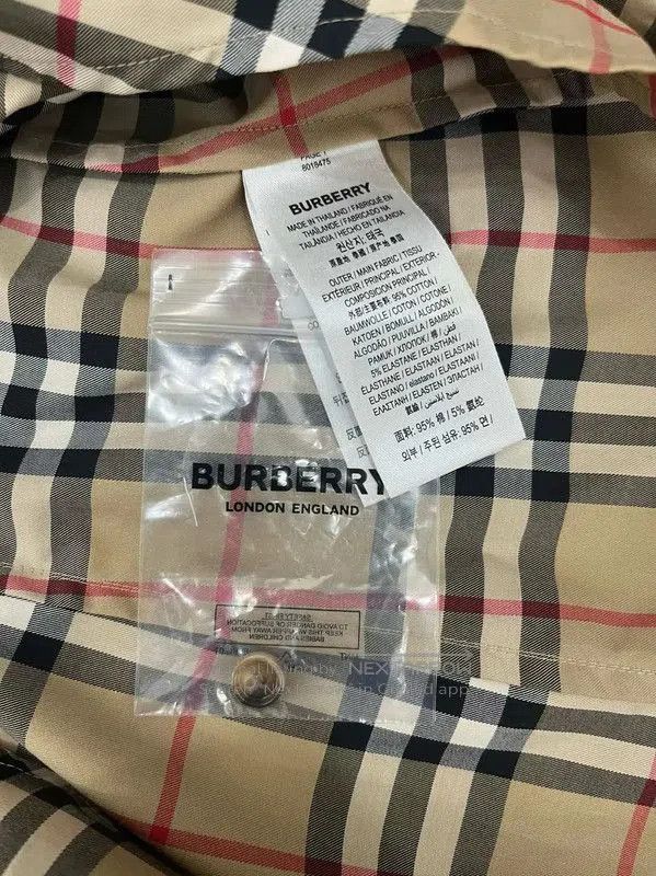Burberry Burberry Spring Autumn Cotton Check Long Sleeve Shirt. Size M / US 6-8 / IT 42-44 - 9 Thumbnail