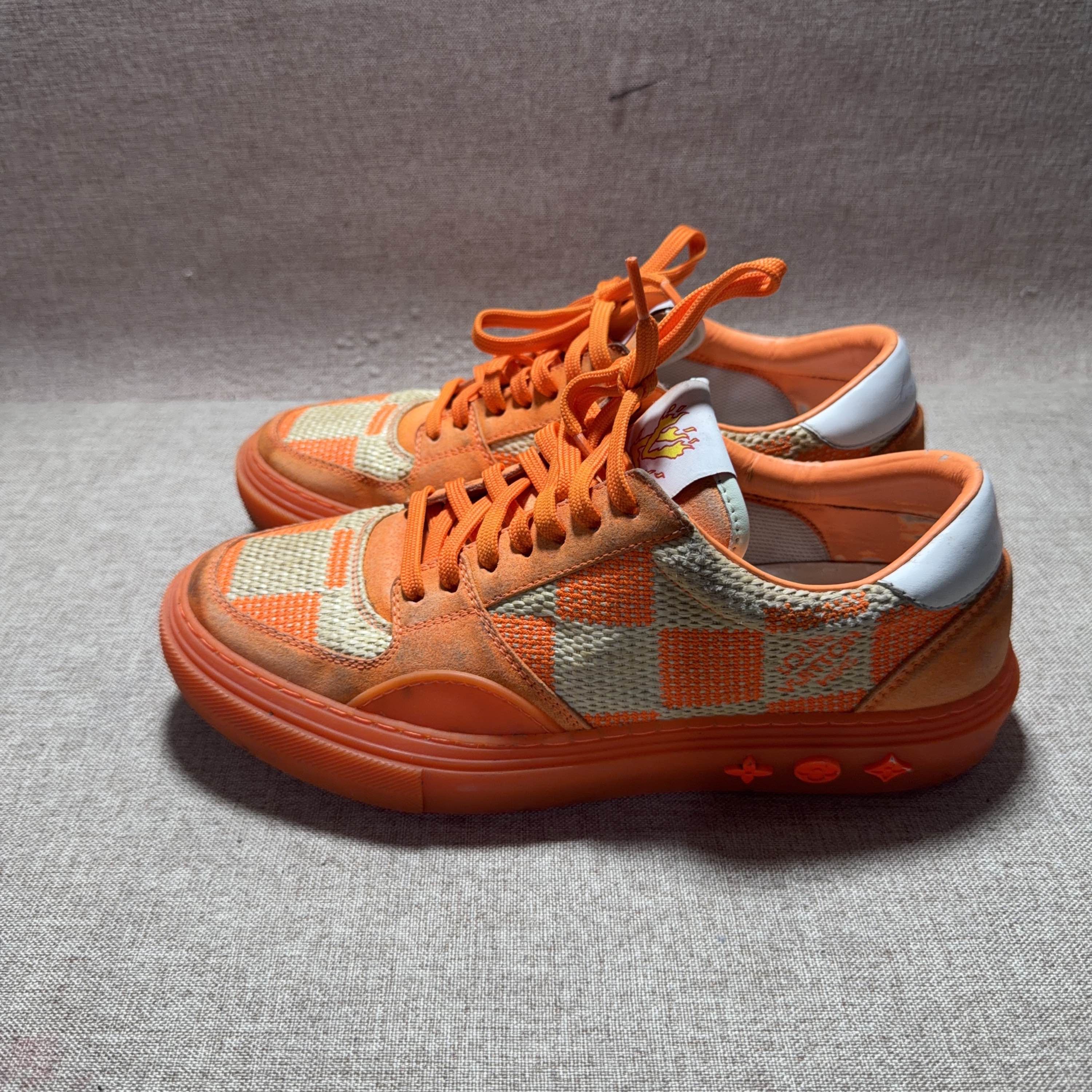 Louis Vuitton Louis Vuitton Ollie Damier Low-Top Sneakers Size 6.5 Size US 6.5 / EU 39-40 - 1 Thumbnail