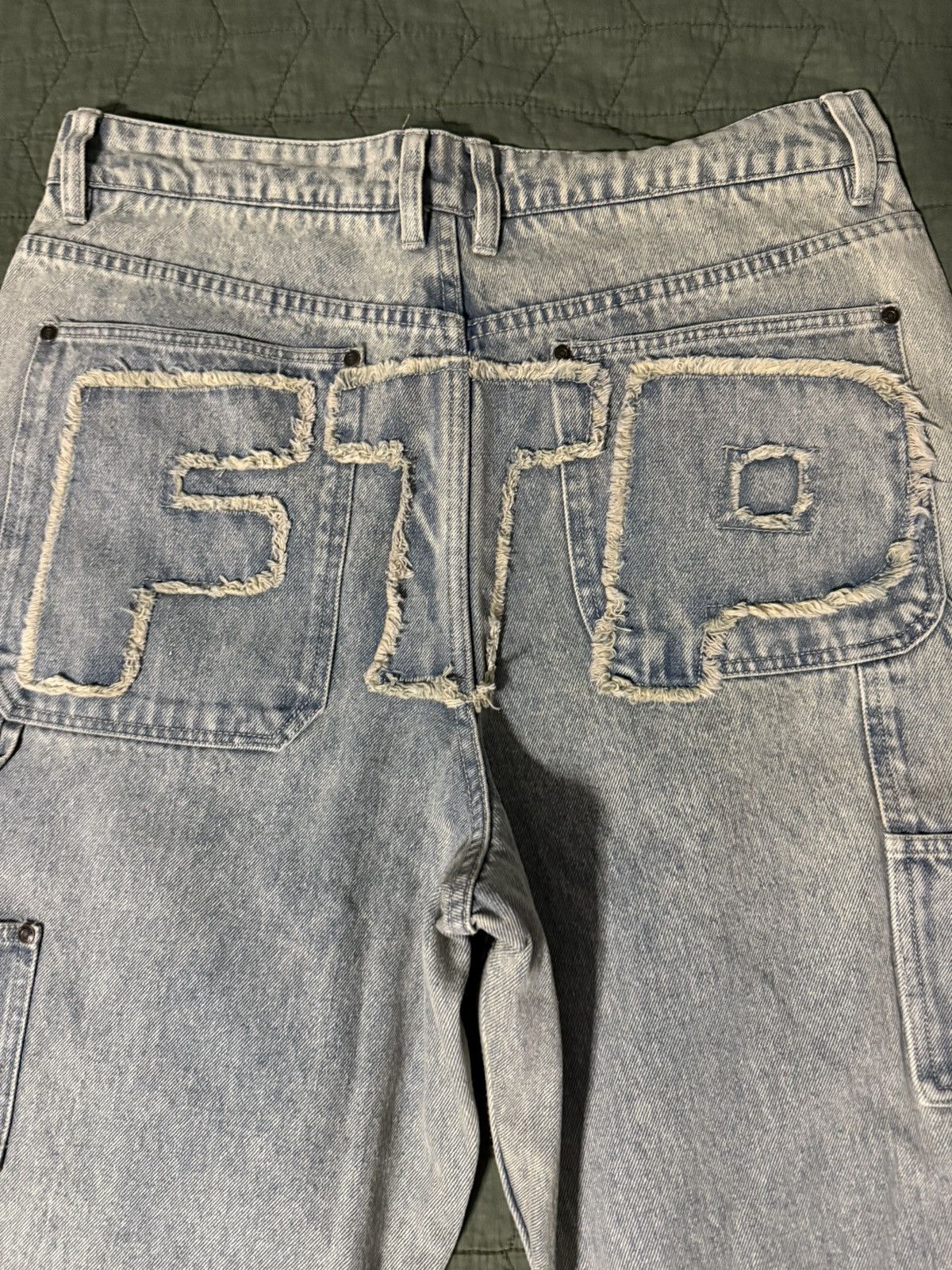 Fuck The Population × Japanese Brand FTP Cool Denim Pants Size US 34 / EU 50 - 2 Thumbnail
