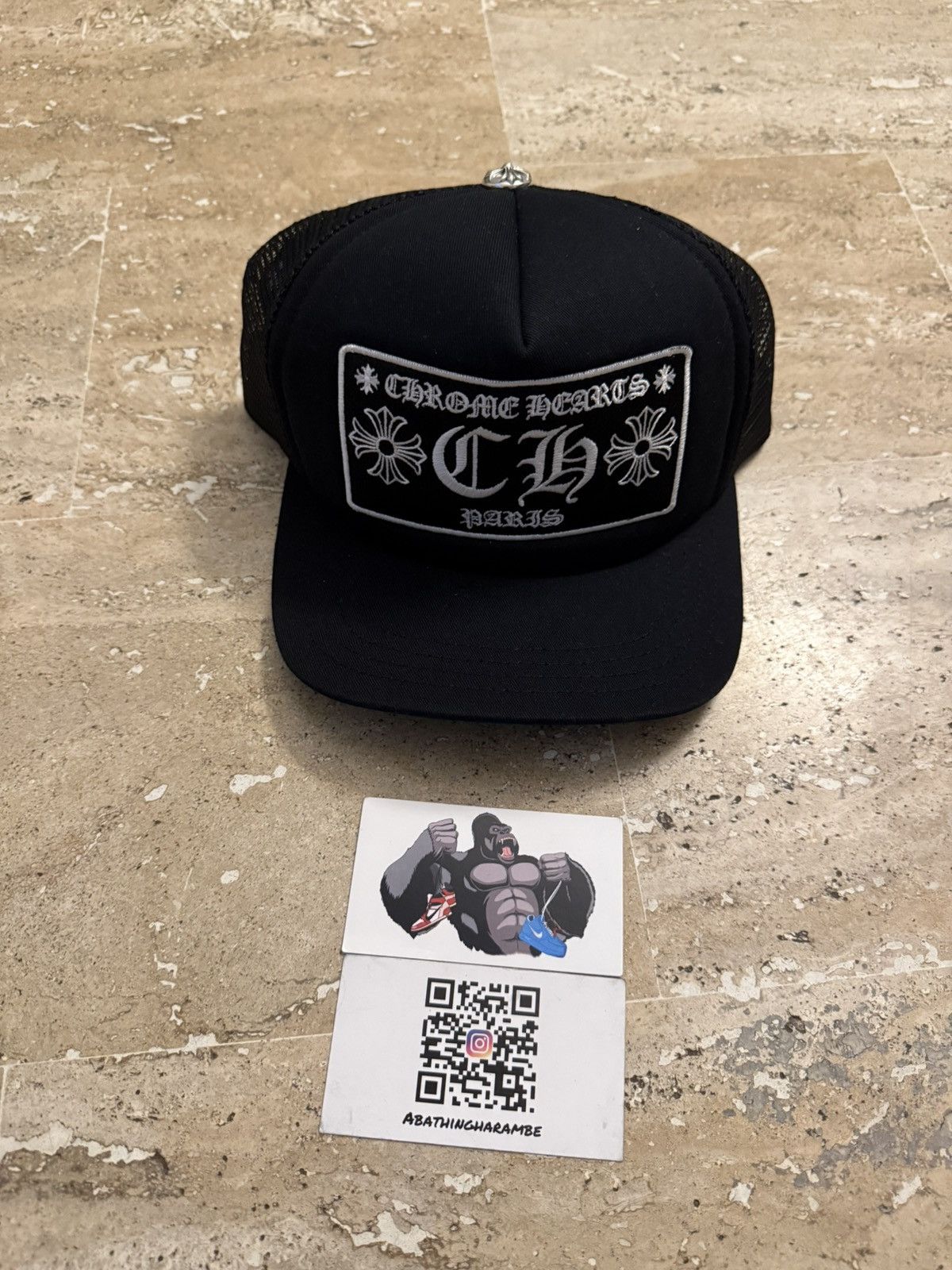 Chrome Hearts Chrome Hearts Paris Trucker Hat Size ONE SIZE - 2 Thumbnail
