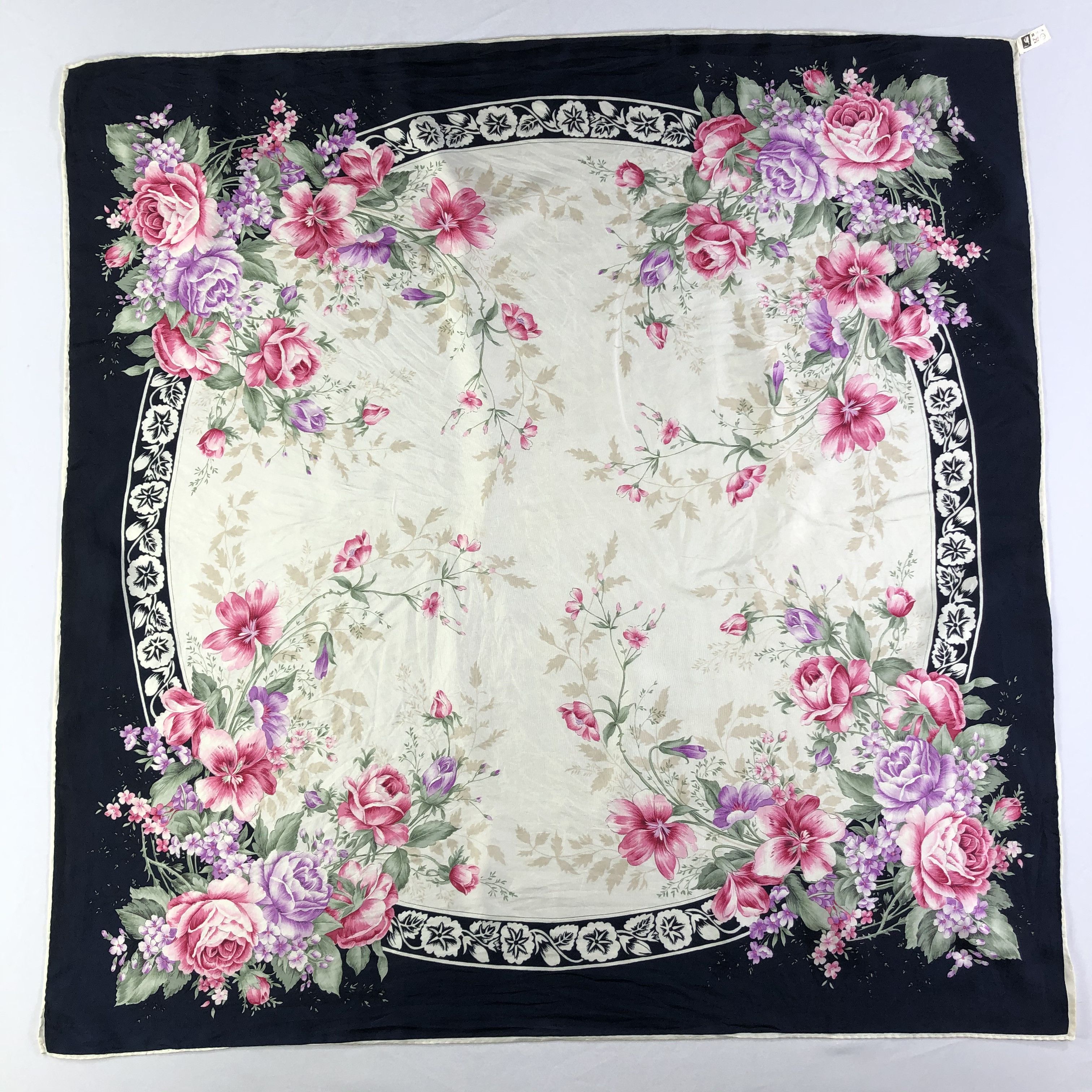 Vintage Vintage Silk Scarf Size ONE SIZE - 2 Thumbnail