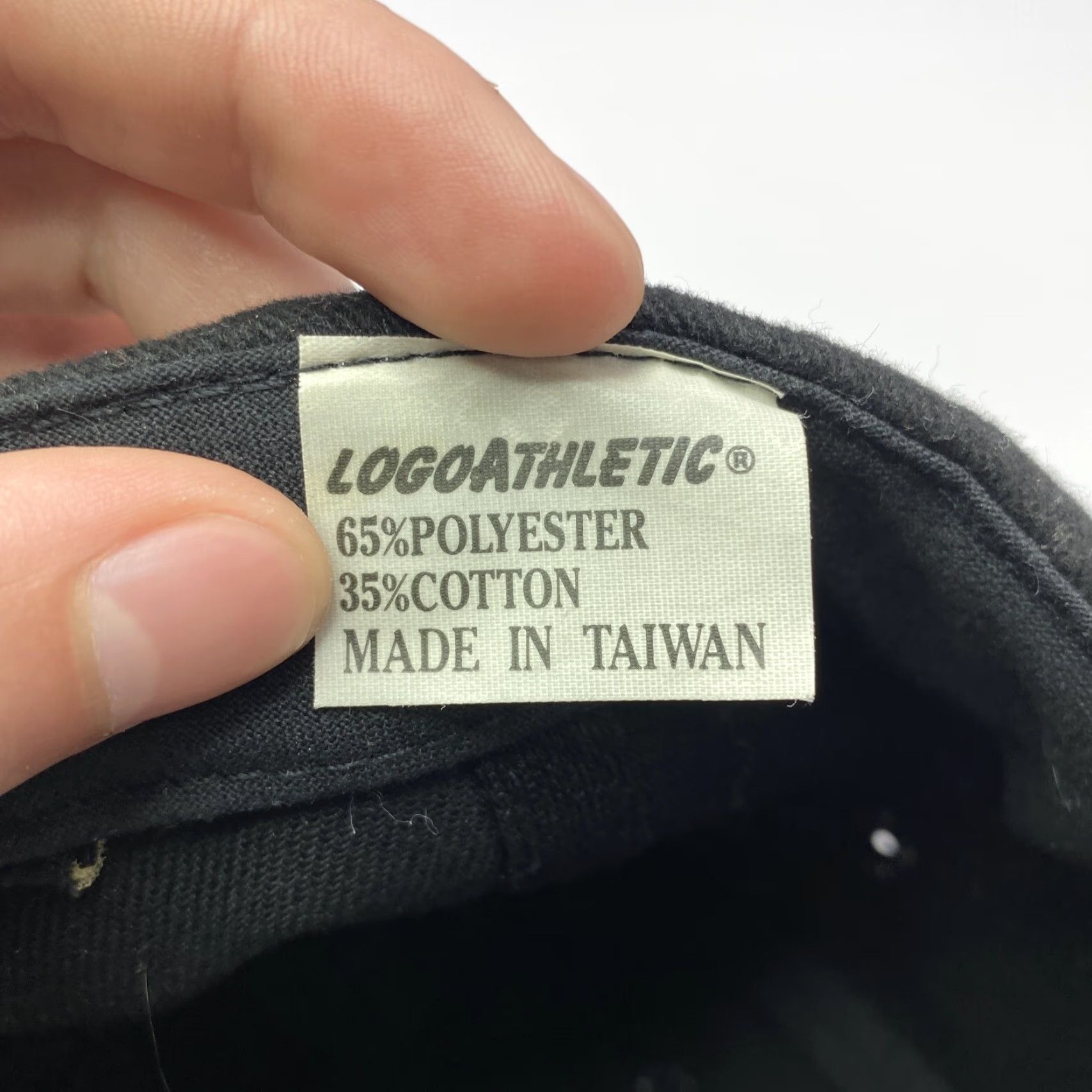 Logo Athletic VINTAGE 90s Logo Athletic NFL New Orleans Saints Adjustable Baseball Cap Black Twill Retro Mens Size ONE SIZE - 7 Thumbnail