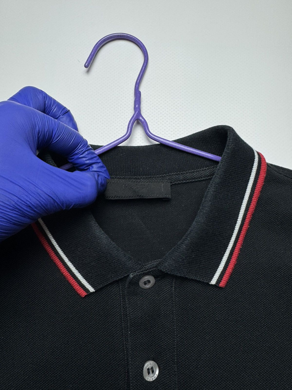 Prada Prada Linea Rossa Pique Polo Shirt Size US M / EU 48-50 / 2 - 5 Thumbnail