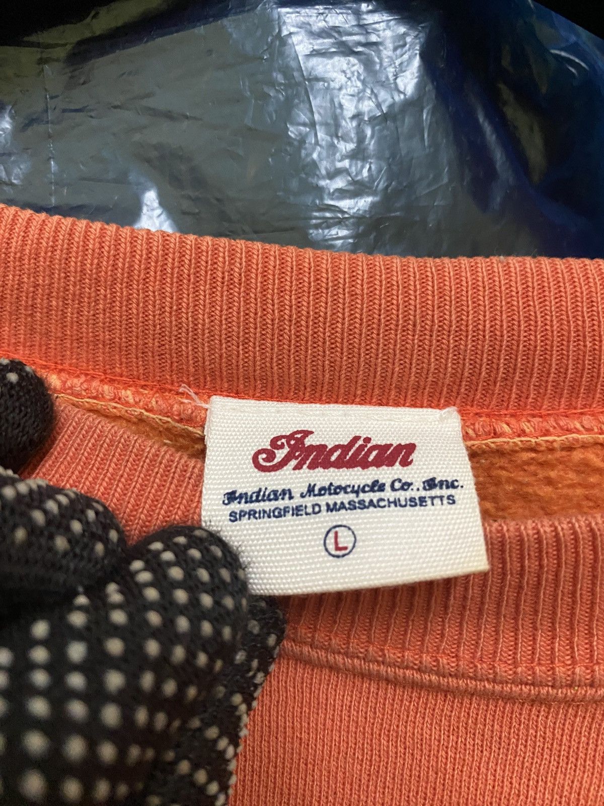 Indian Motorcycle VINTAGE INDIAN MOTORCYCLE EMBROIDERED BIG LOGO SWEATSHIRT Size US L / EU 52-54 / 3 - 4 Thumbnail
