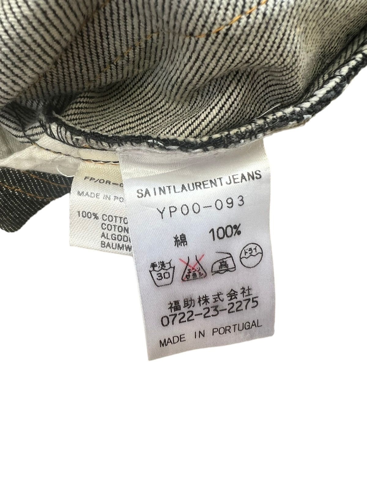 Yves Saint Laurent Vintage YSL Saint Laurent Jeans Grey Denim Jeans Size US 30 / EU 46 - 22 Thumbnail