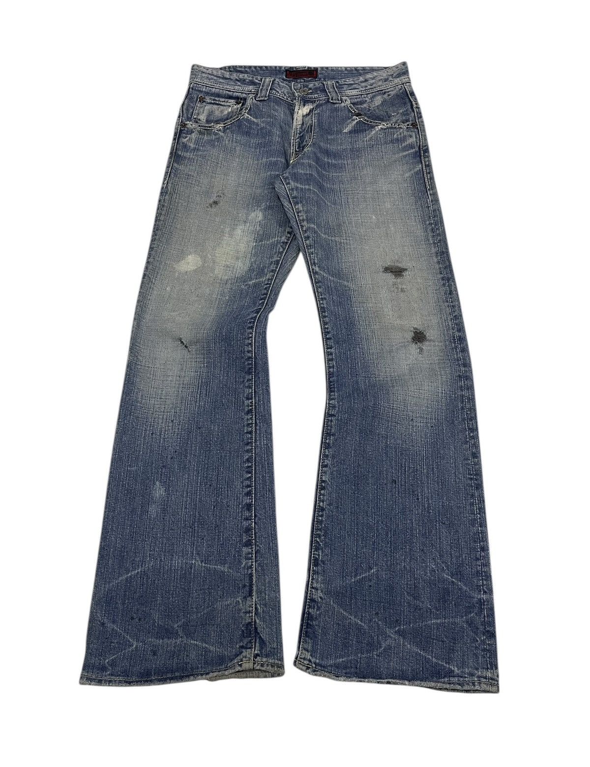Johnbull Vintage Johnbull Kojima Genes Japan Flare Jeans Size US 32 / EU 48 - 1 Thumbnail