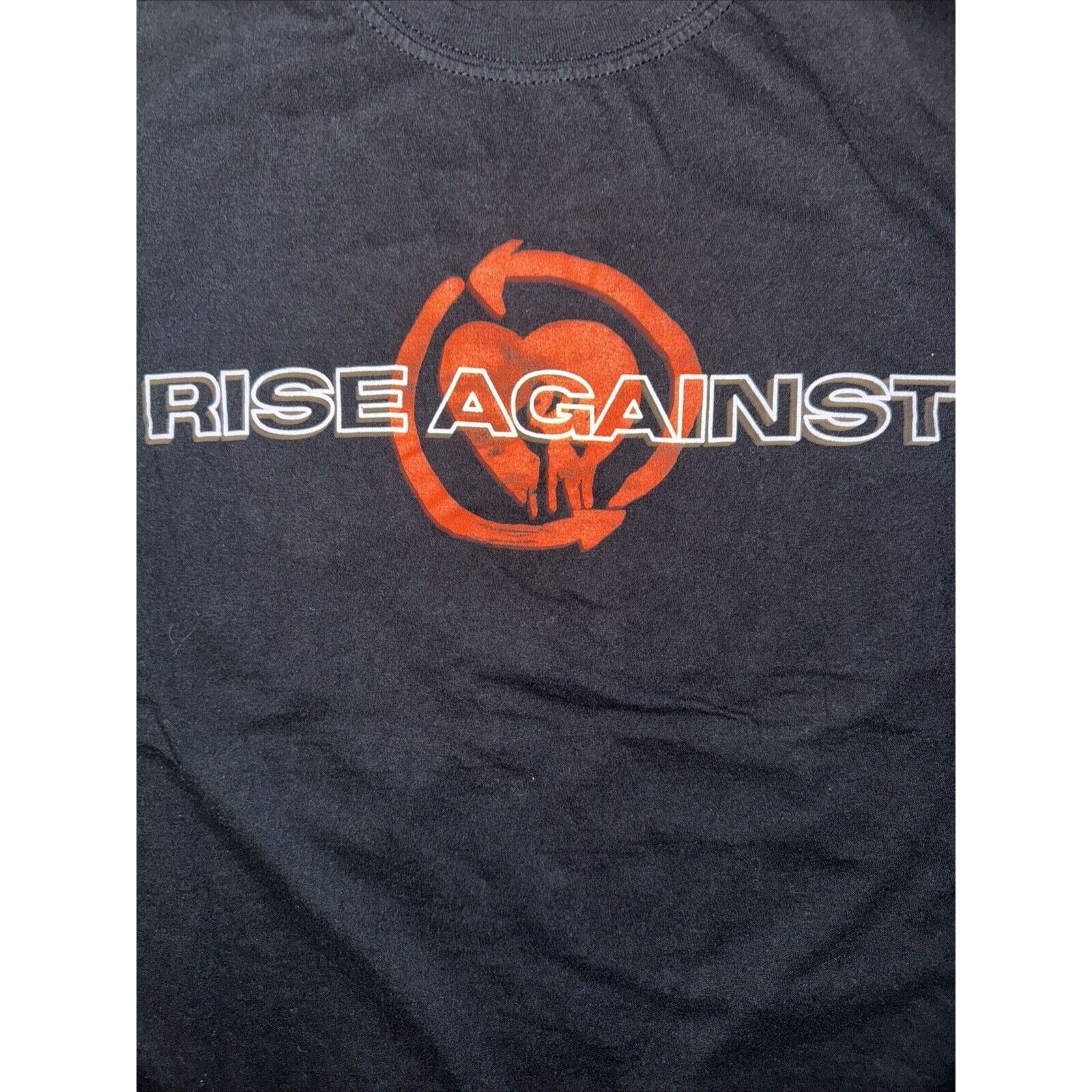 Band Tees × Rap Tees × Vintage Rise Against Band Tee T-Shirt Black XL 22x27 Size US XL / EU 56 / 4 - 4 Thumbnail