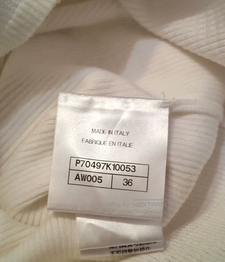 Chanel Chanel 21P white knitted logo short sleeves Size XS / US 0-2 / IT 36-38 - 5 Thumbnail